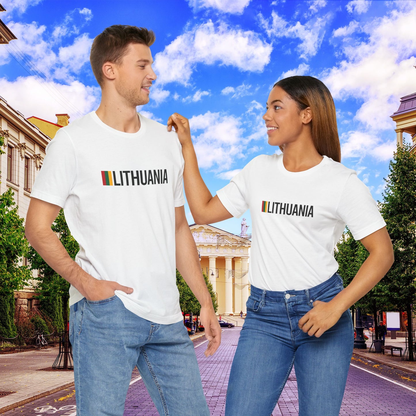 Lithuania Country Flag Tee Shirt