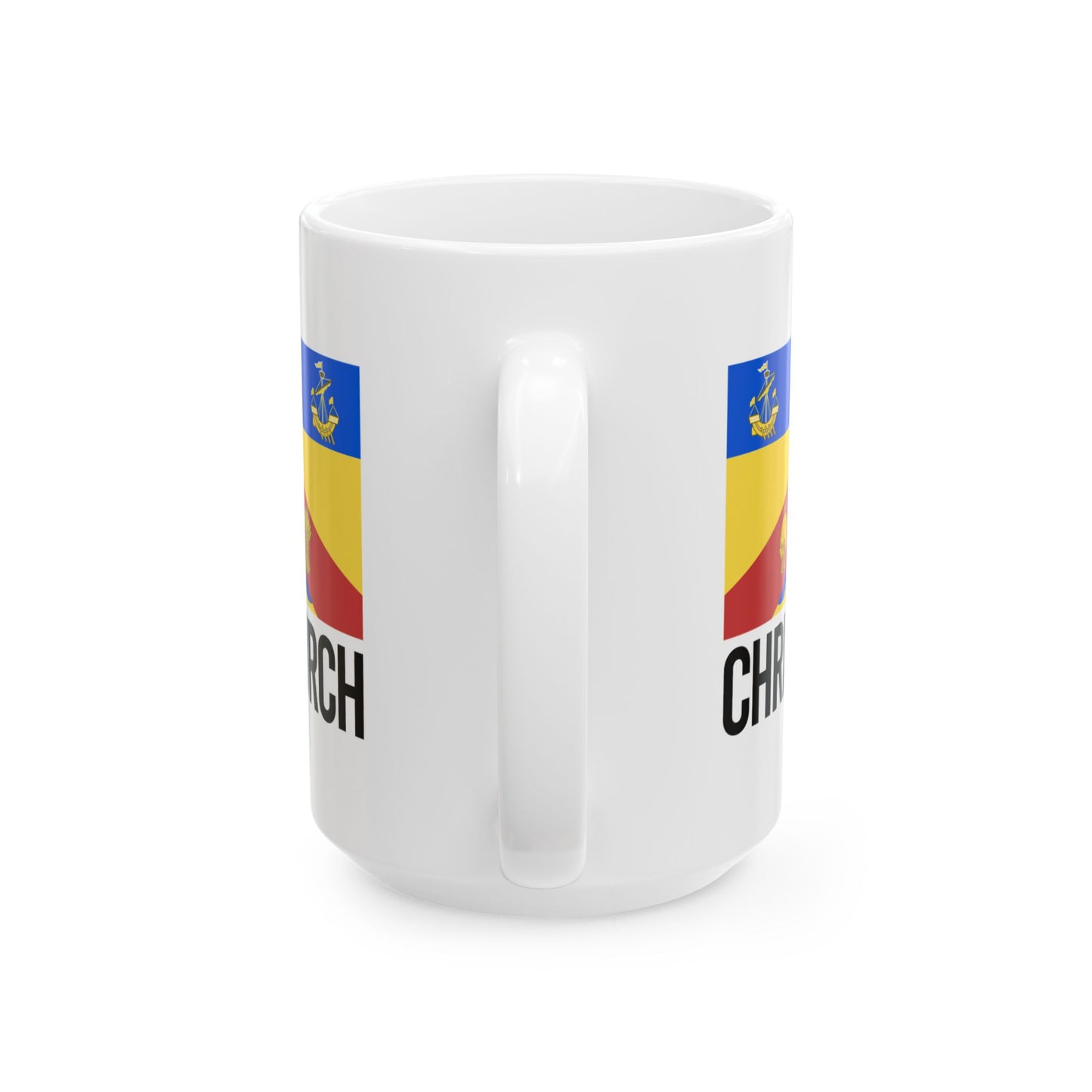 Christchurch City Flag White Ceramic Mug - 11oz, 15oz