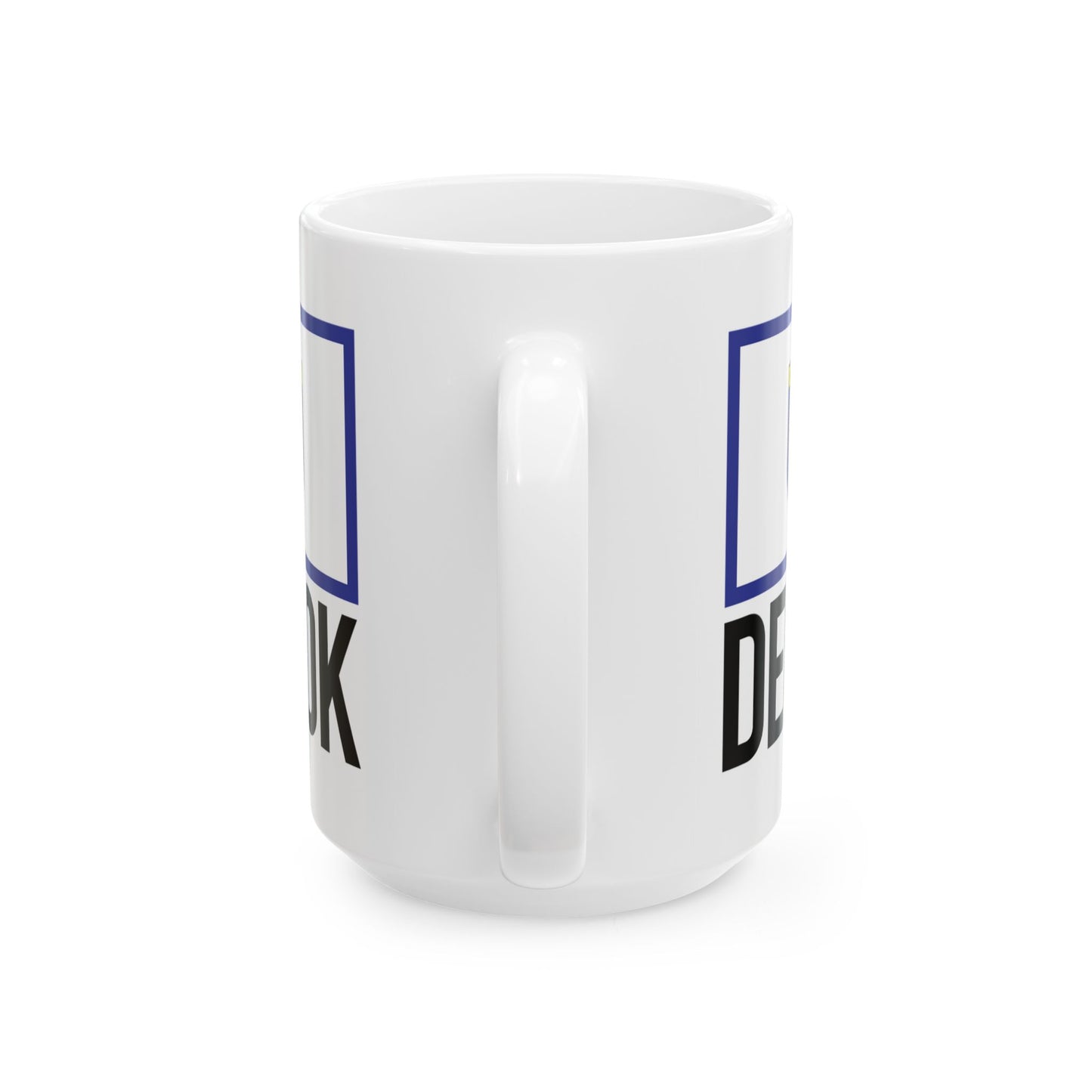 Depok City Flag White Ceramic Mug - 11oz, 15oz