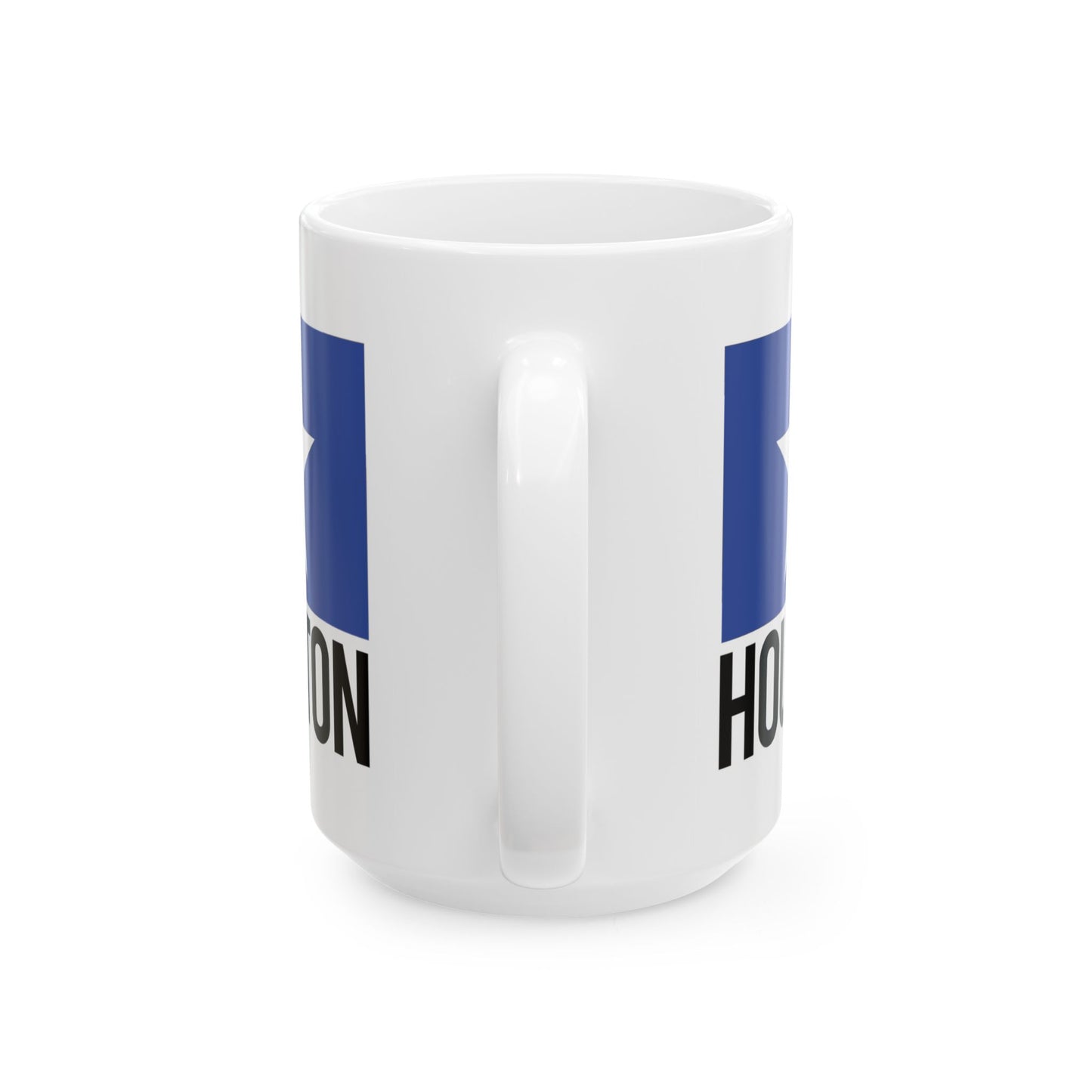 Houston City Flag White Ceramic Mug - 11oz, 15oz