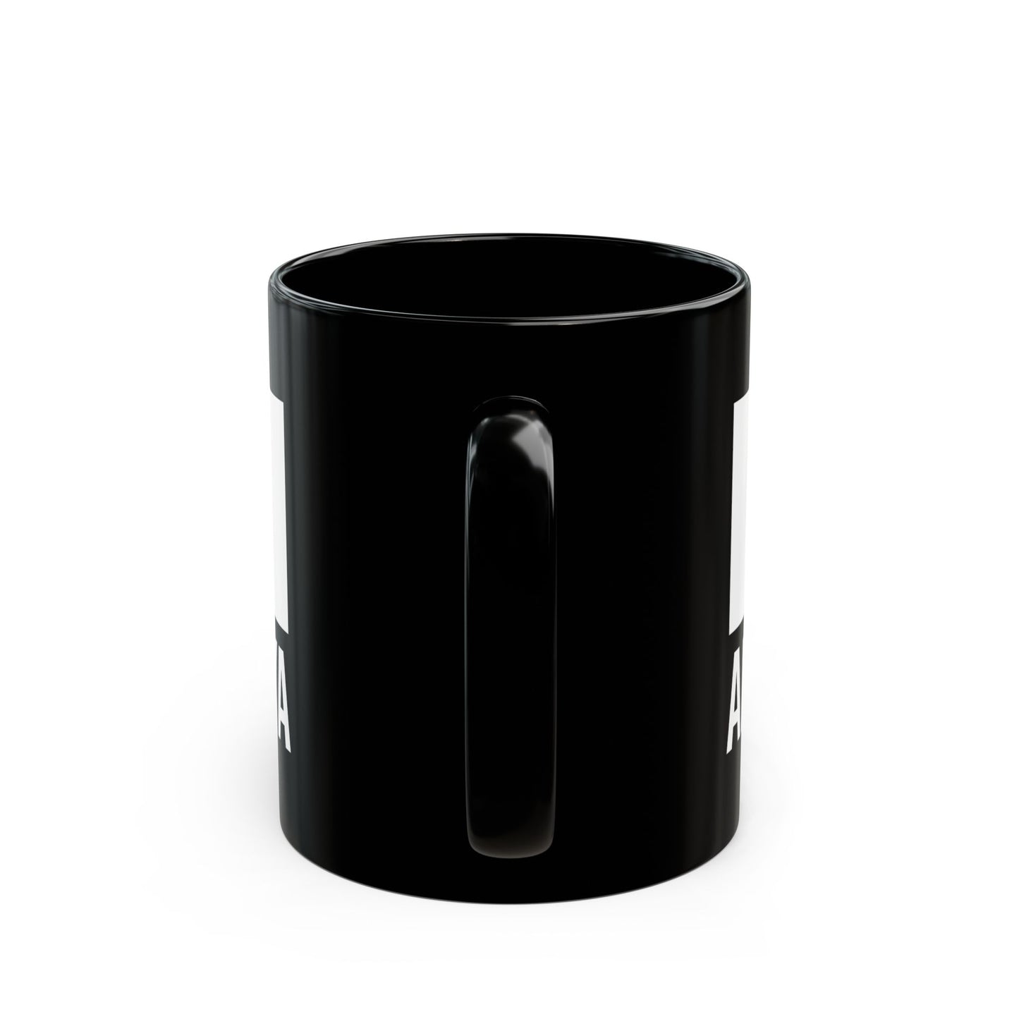 Antalya City Flag Black Ceramic Mug - 11oz, 15oz