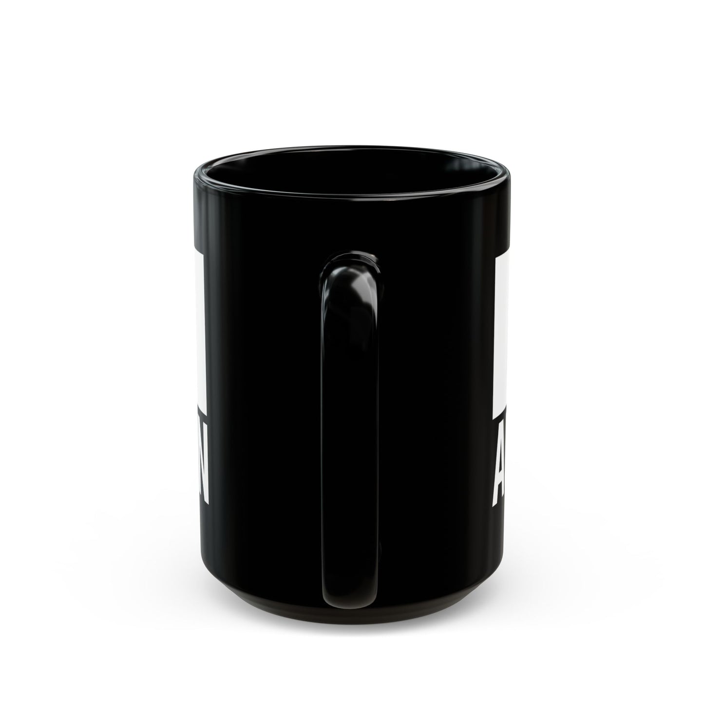 Austin City Flag Black Ceramic Mug - 11oz, 15oz
