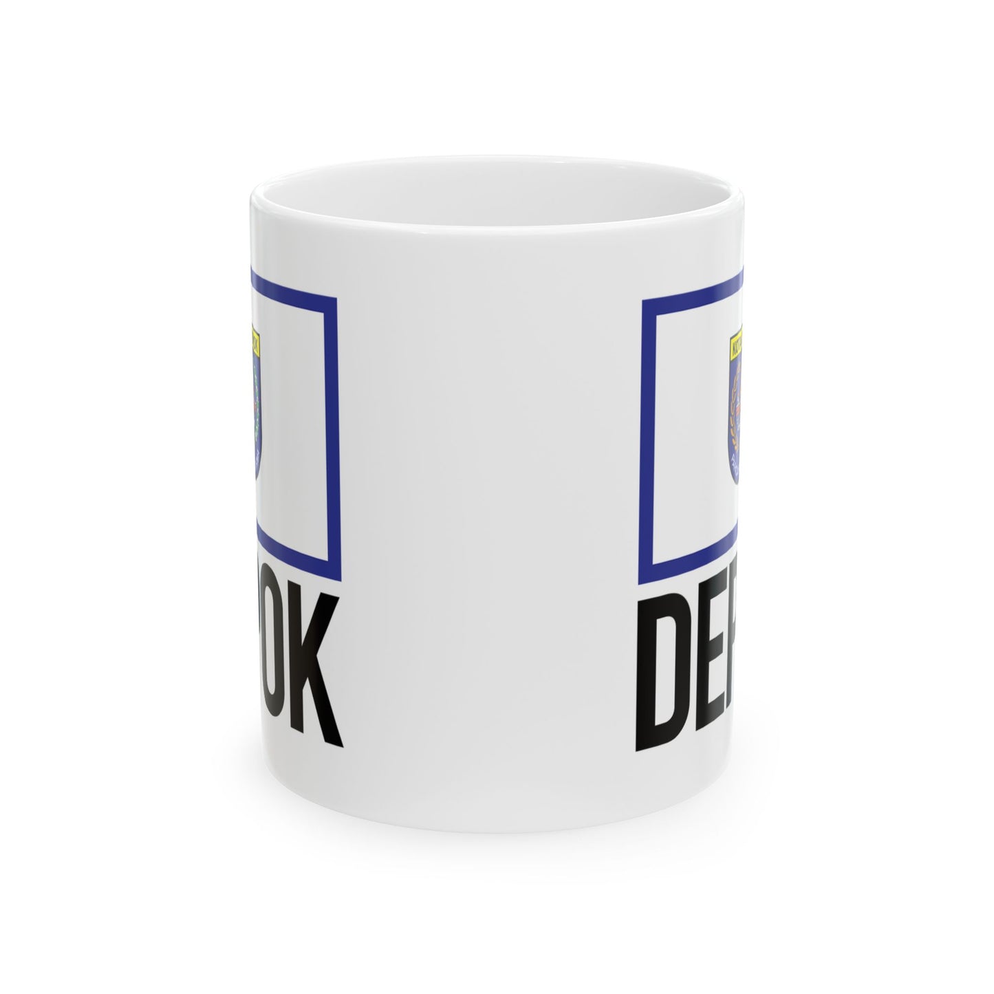 Depok City Flag White Ceramic Mug - 11oz, 15oz