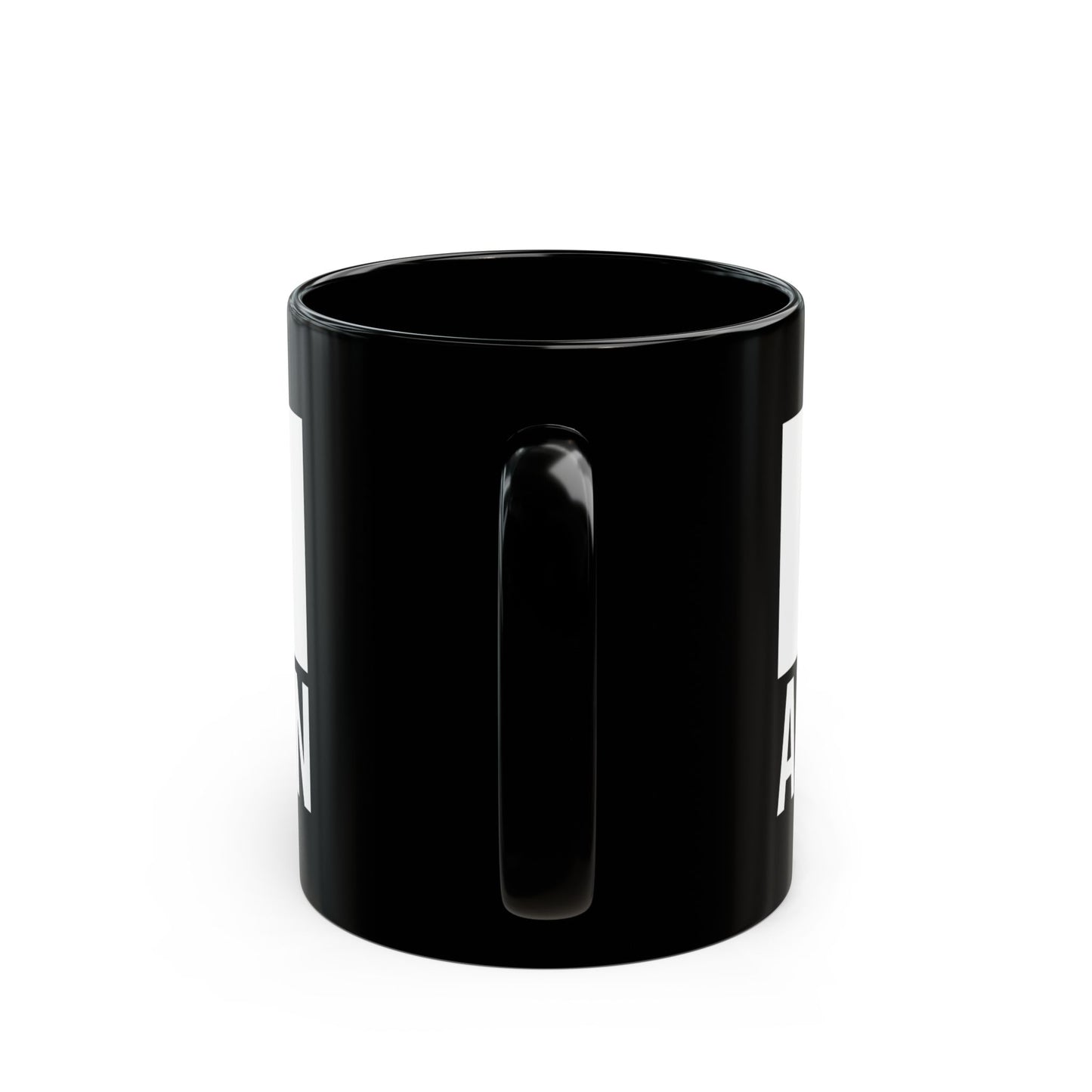 Austin City Flag Black Ceramic Mug - 11oz, 15oz