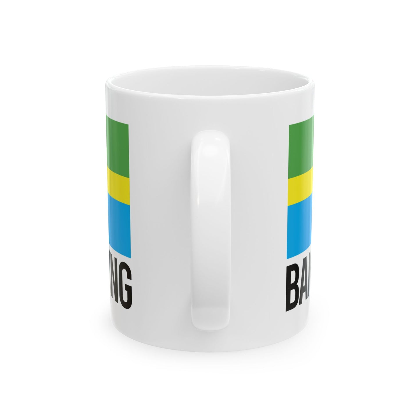 Bandung City Flag White Ceramic Mug - 11oz, 15oz