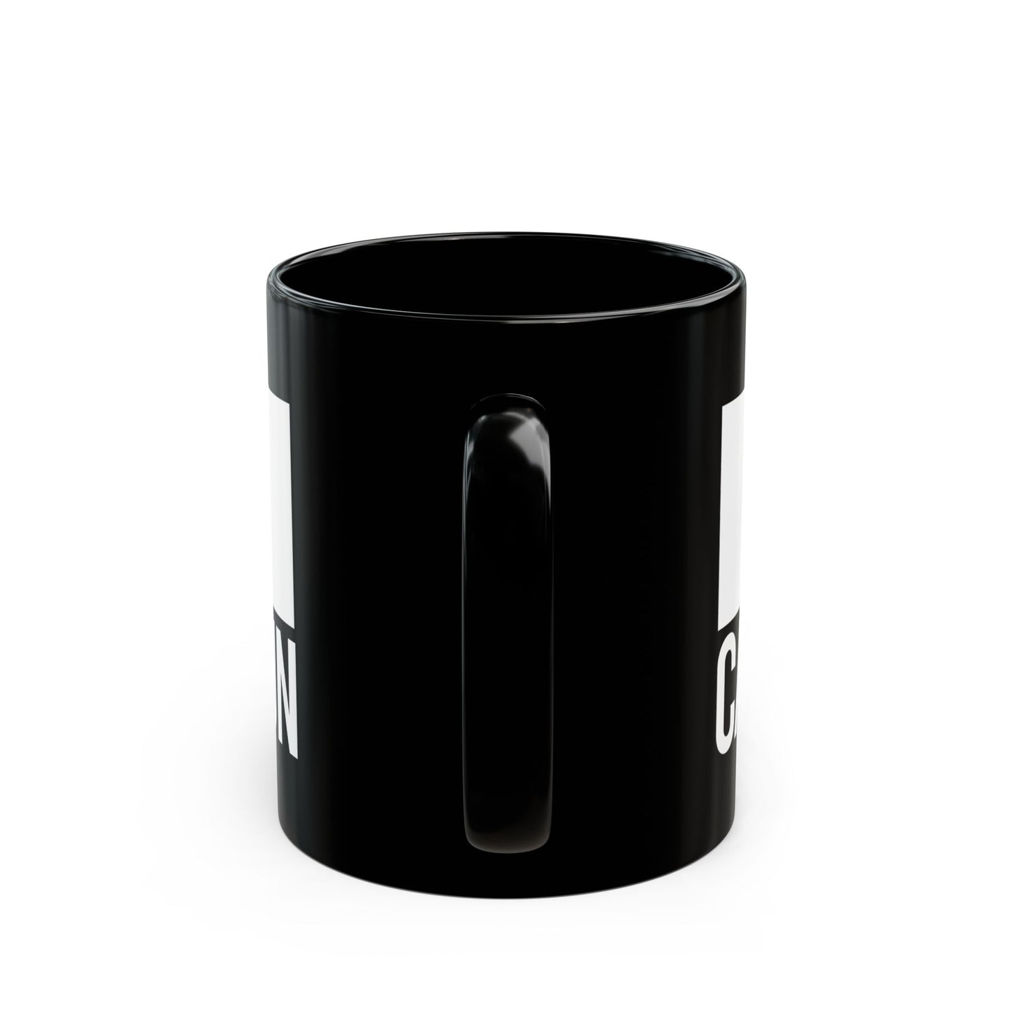 Cancún City Flag Black Ceramic Mug - 11oz, 15oz