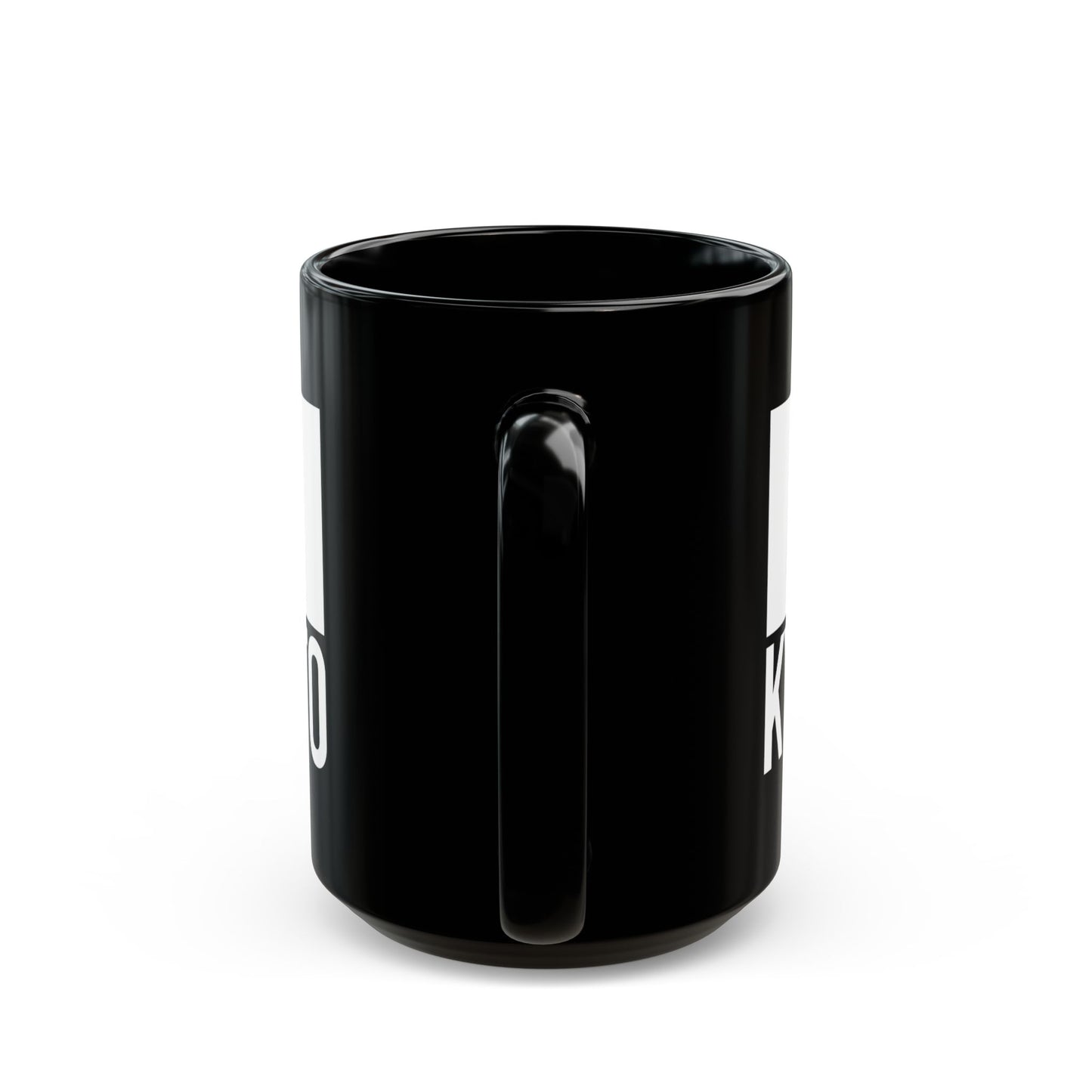 Kyoto City Flag Black Ceramic Mug - 11oz, 15oz