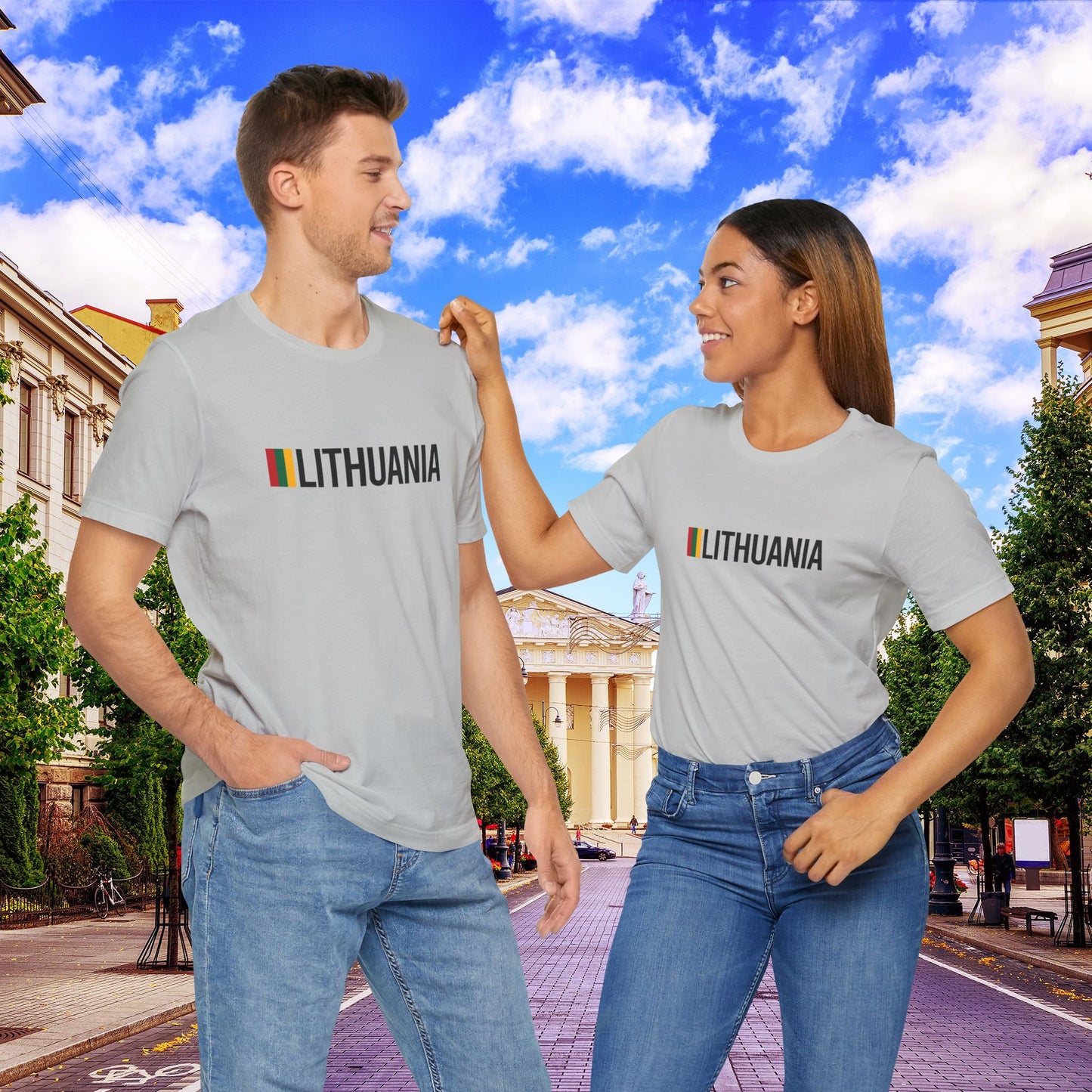 Lithuania Country Flag Tee Shirt