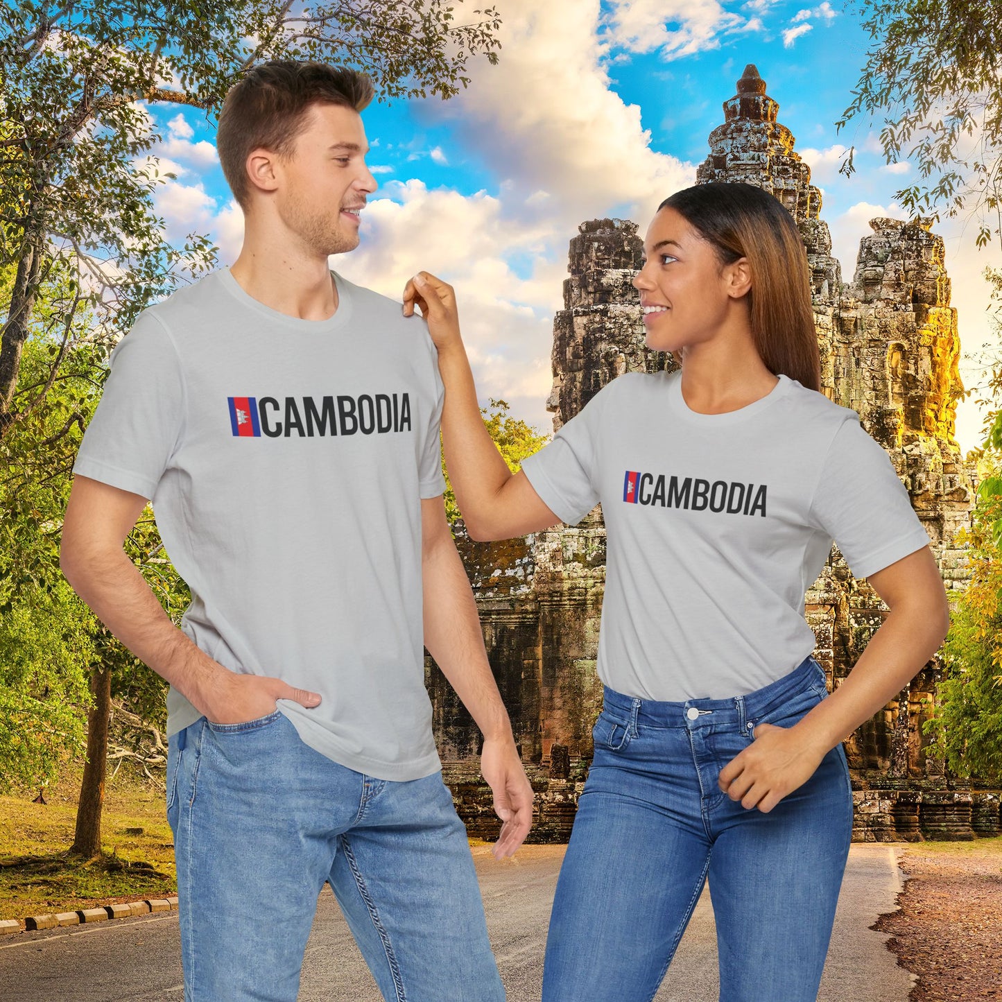 Cambodia Unisex Jersey Short Sleeve Tee