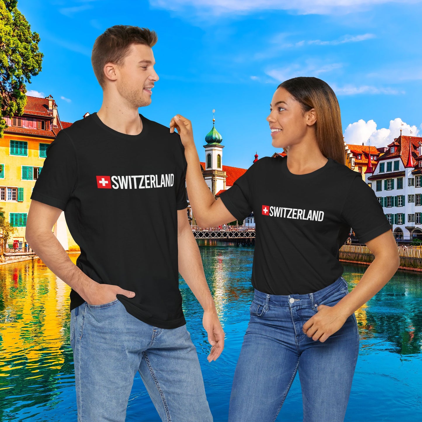 Switzerland Country Flag Tee