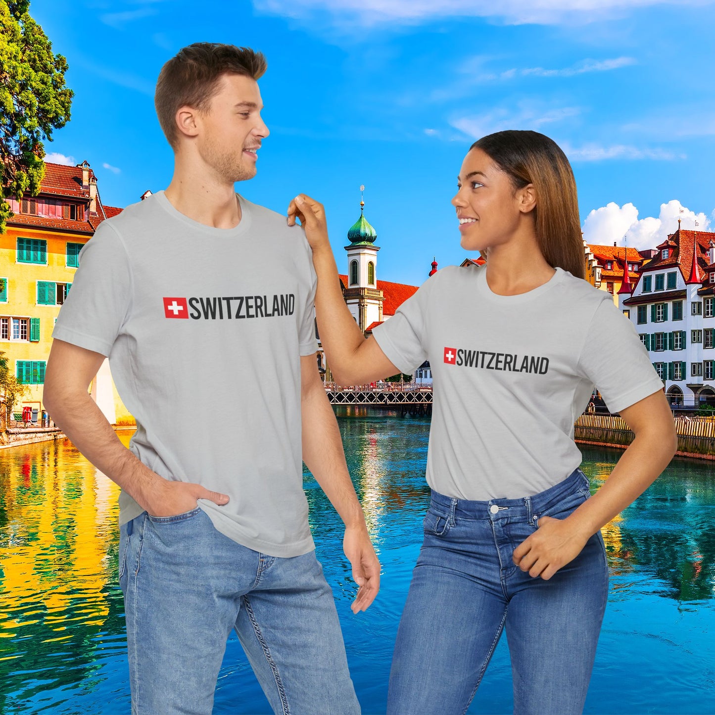 Switzerland Country Flag Tee