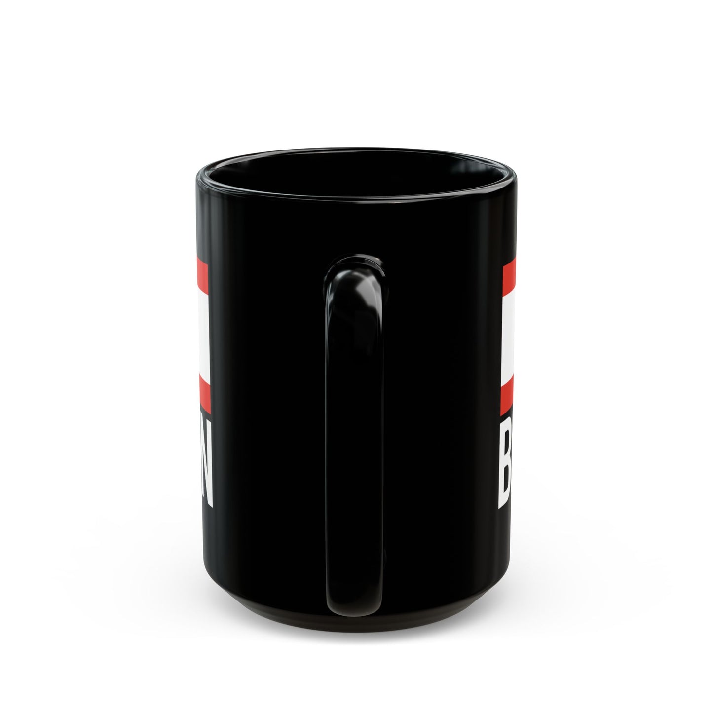 Berlin City Flag Black Ceramic Mug - 11oz, 15oz