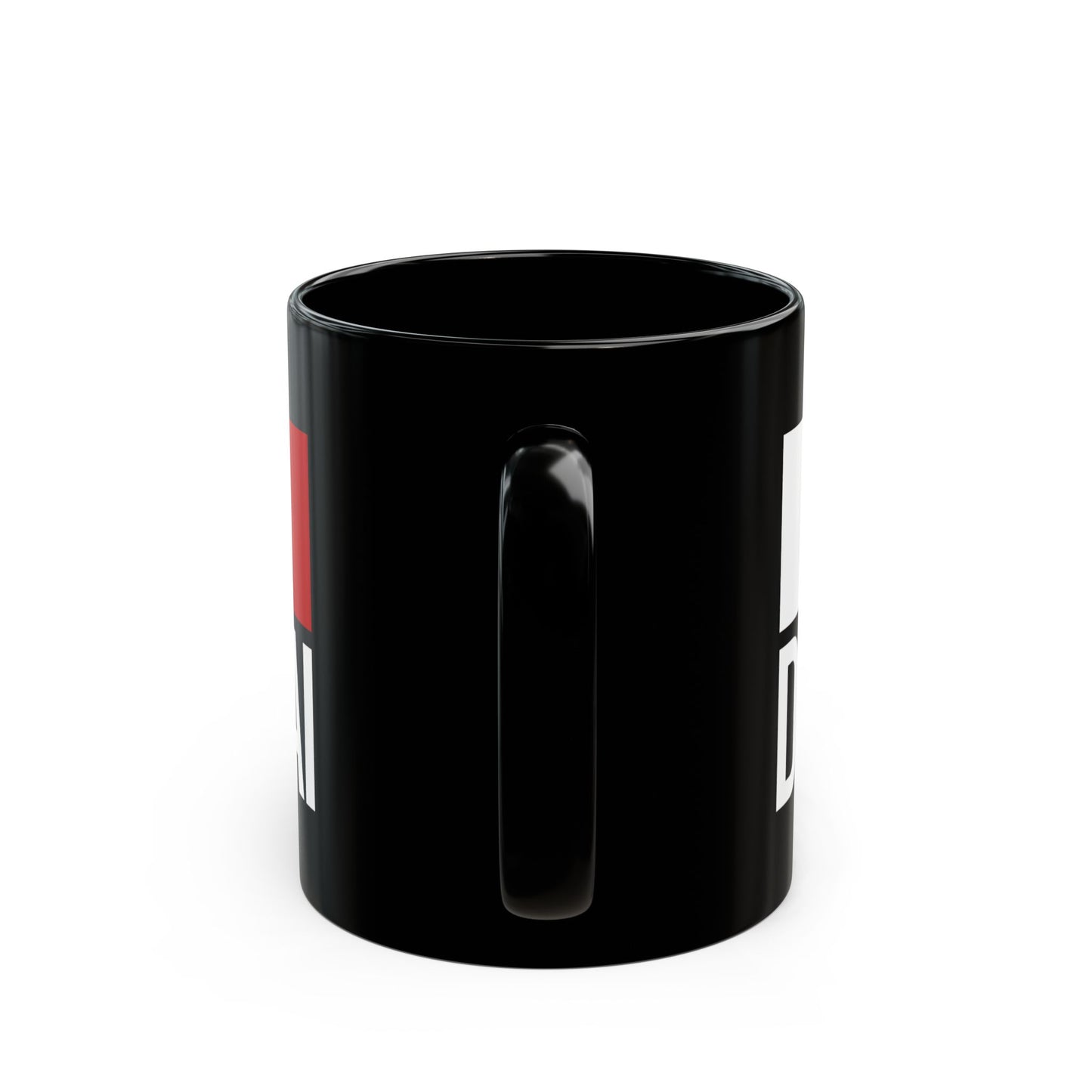 Dubai City Flag Black Ceramic Mug - 11oz, 15oz