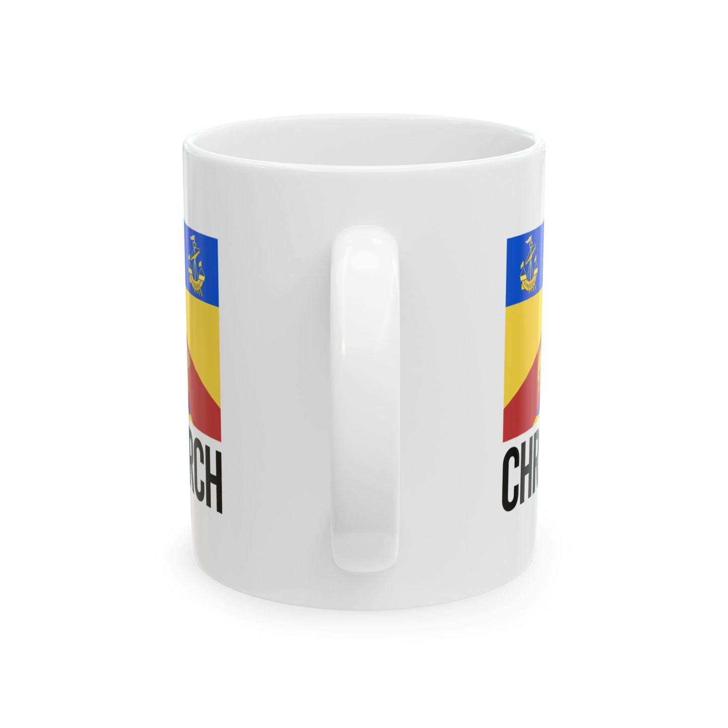 Christchurch City Flag White Ceramic Mug - 11oz, 15oz