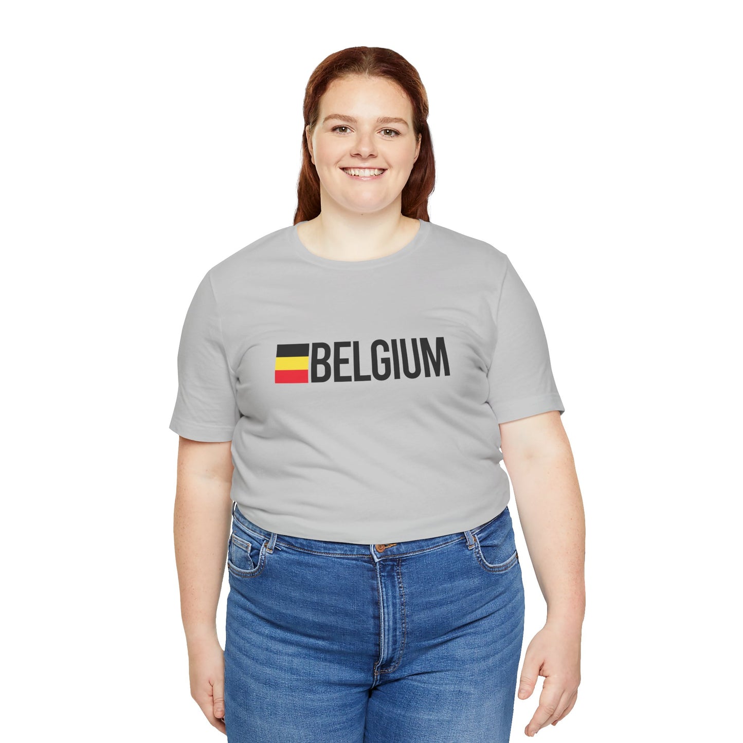 Belgium Unisex Jersey Short Sleeve Tee