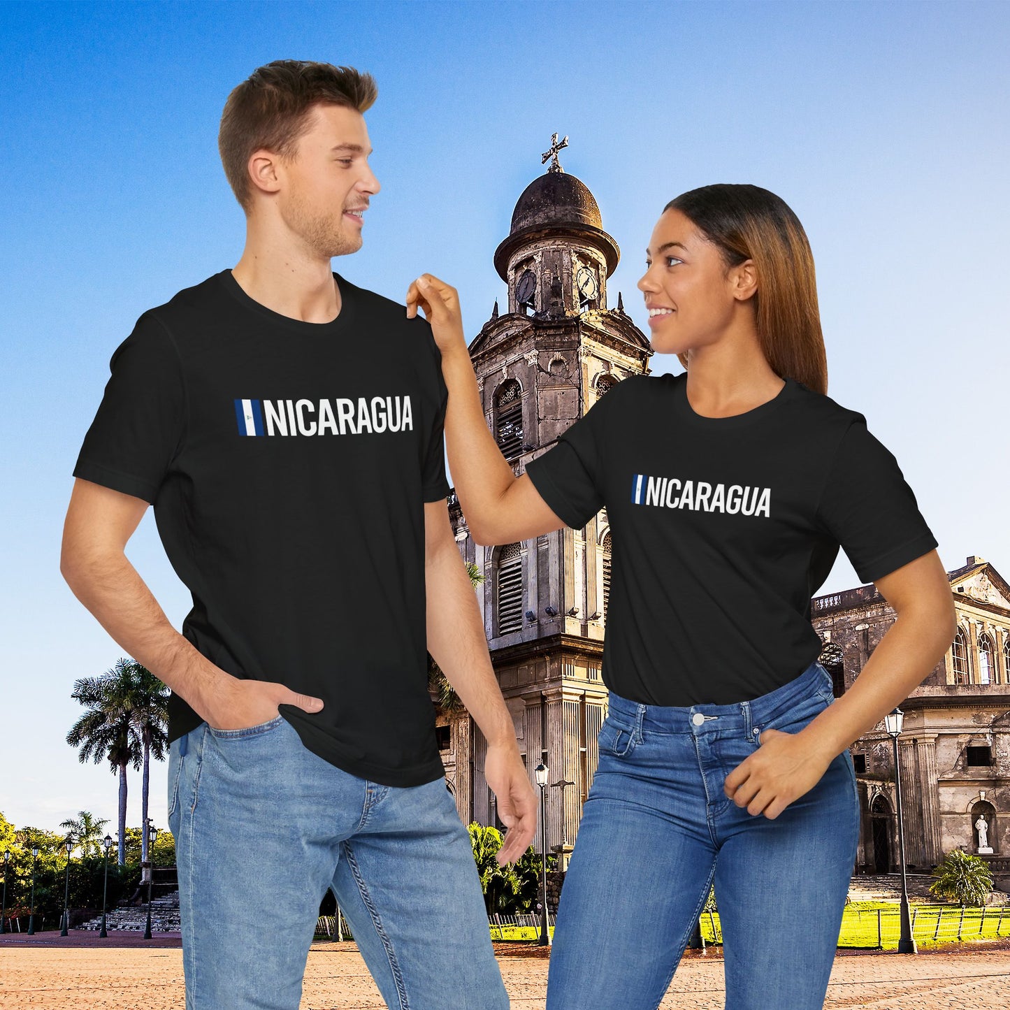 Nicaragua Country Flag Tee