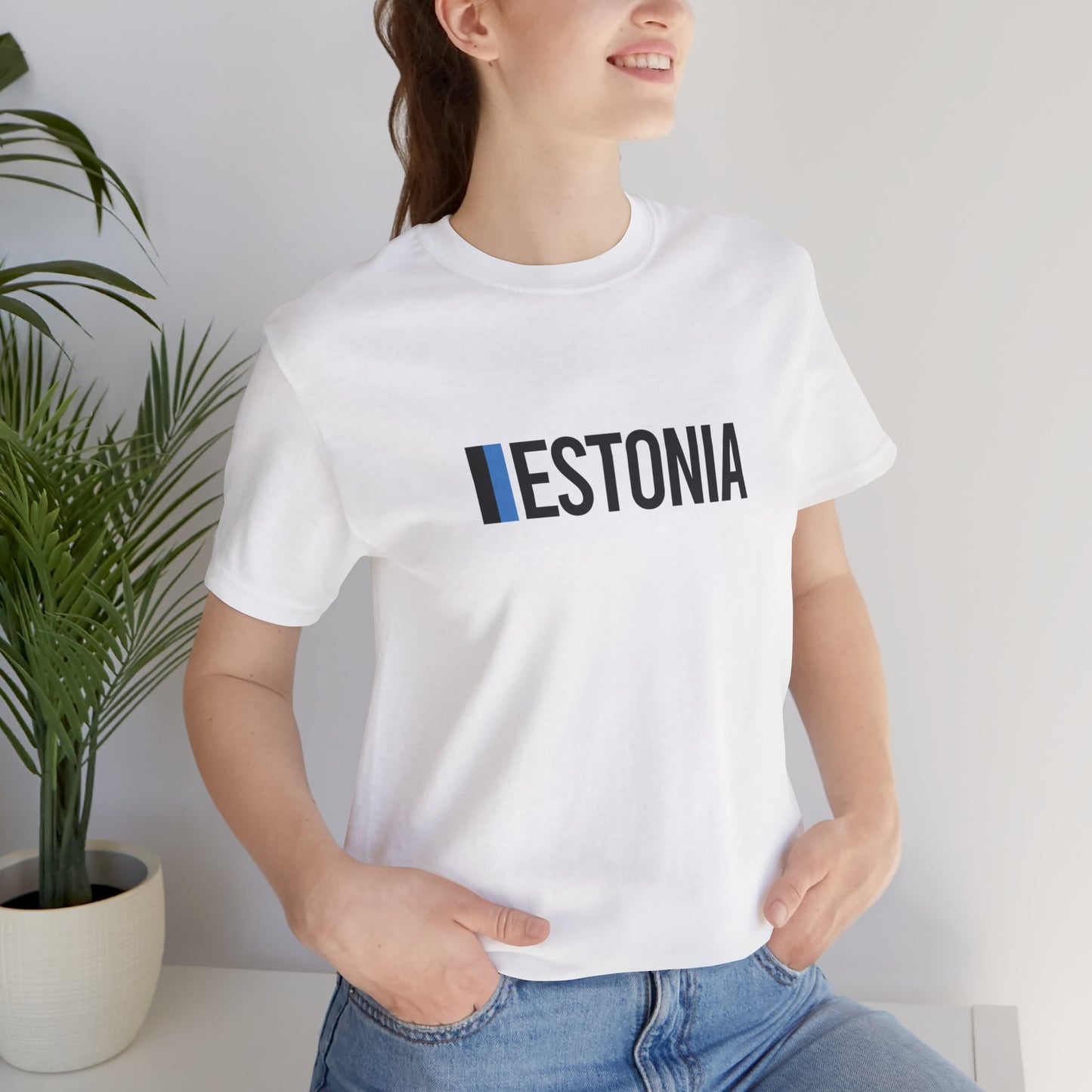 Estonia Unisex Jersey Short Sleeve Tee