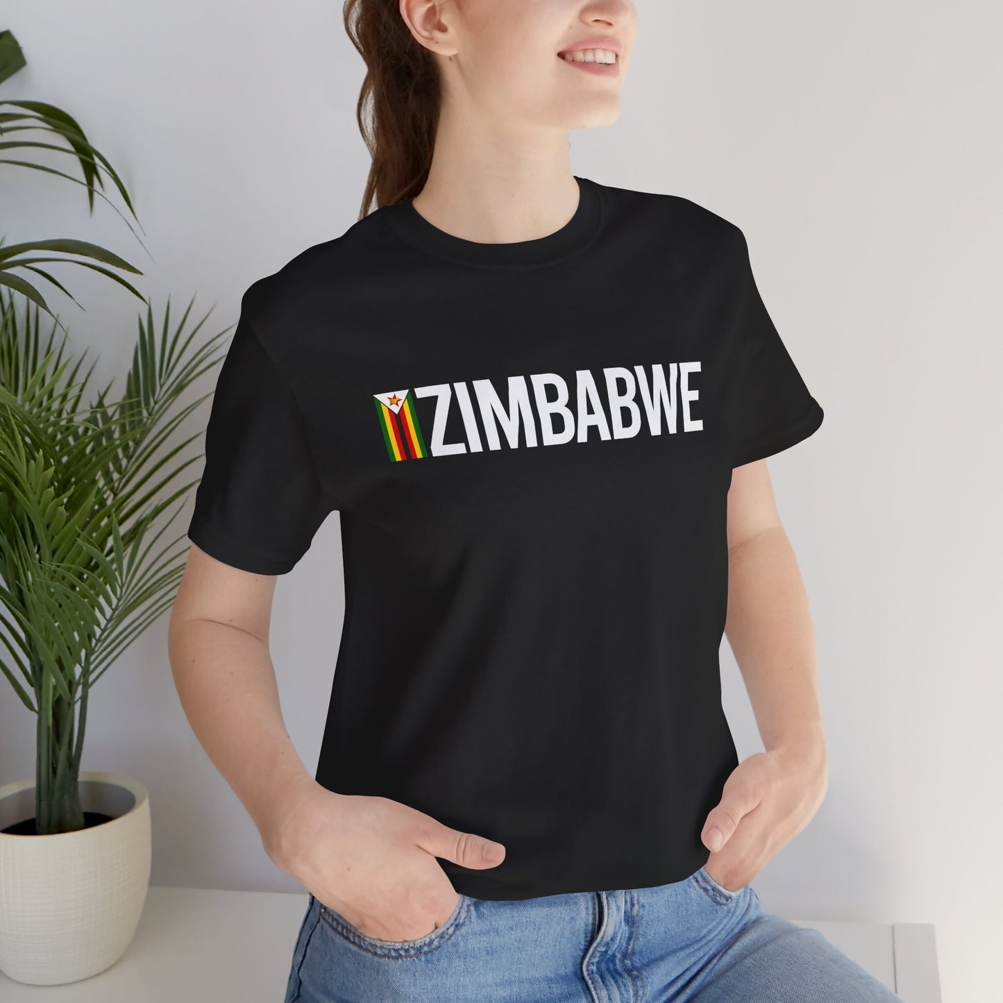 Zimbabwe Country Flag Tee