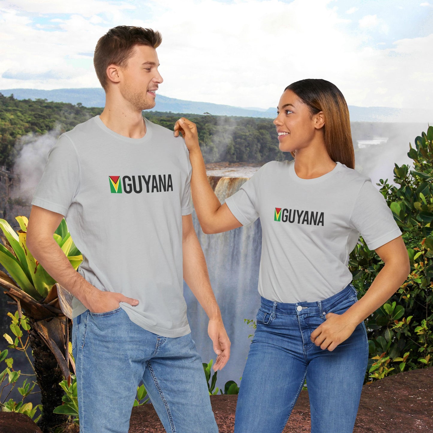 Guyana Unisex Jersey Short Sleeve Tee