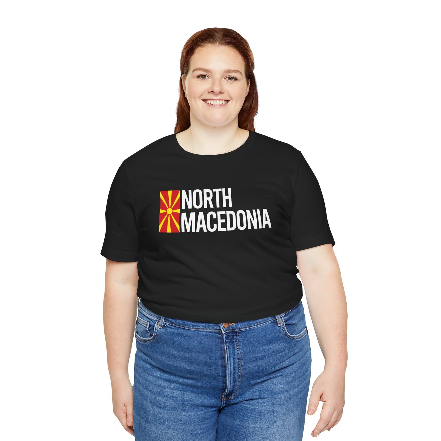 North Macedonia Country Flag Tee