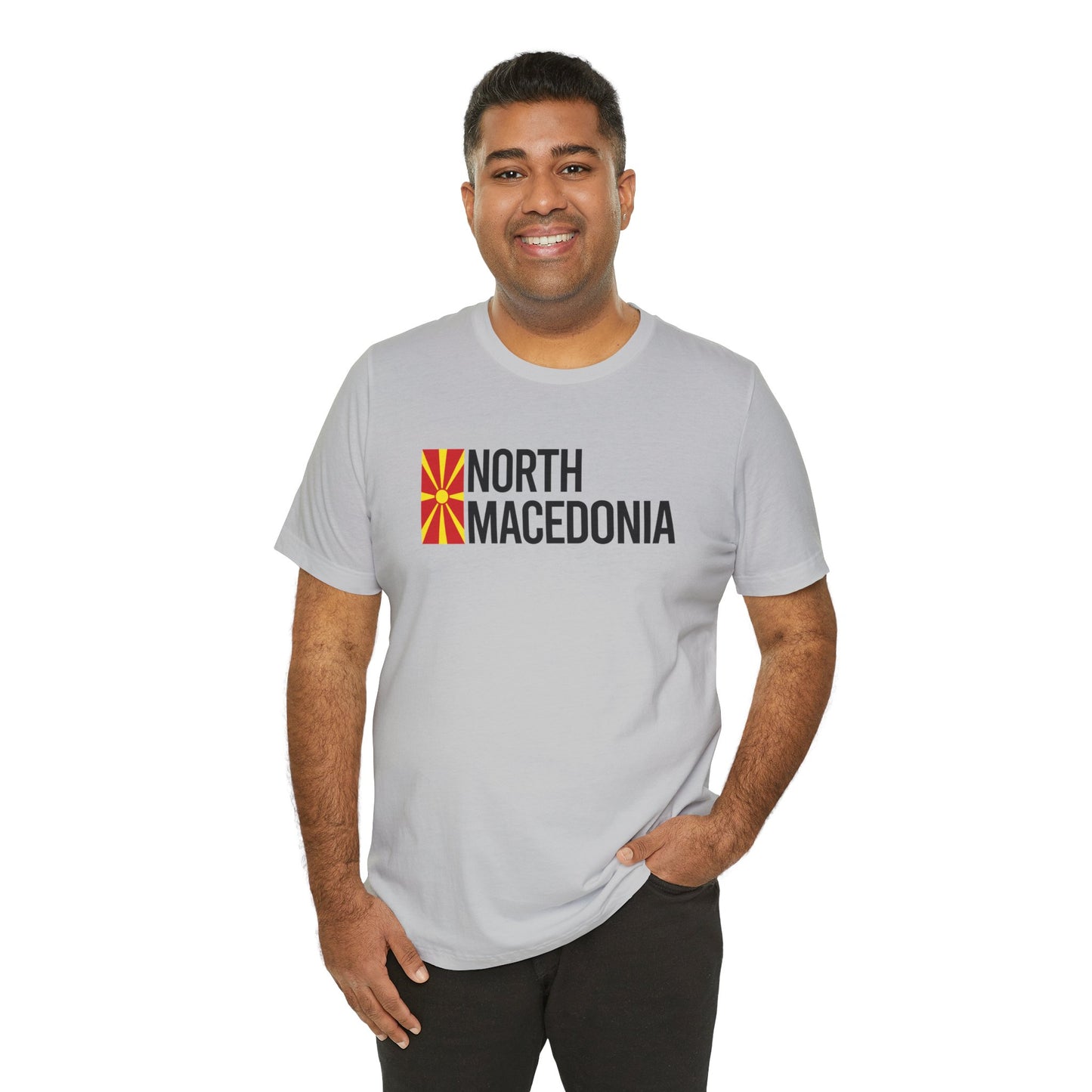 North Macedonia Country Flag Tee