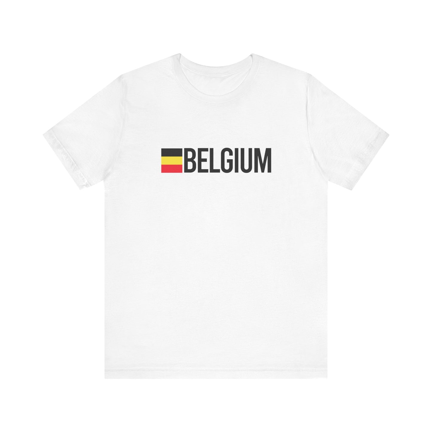 Belgium Unisex Jersey Short Sleeve Tee