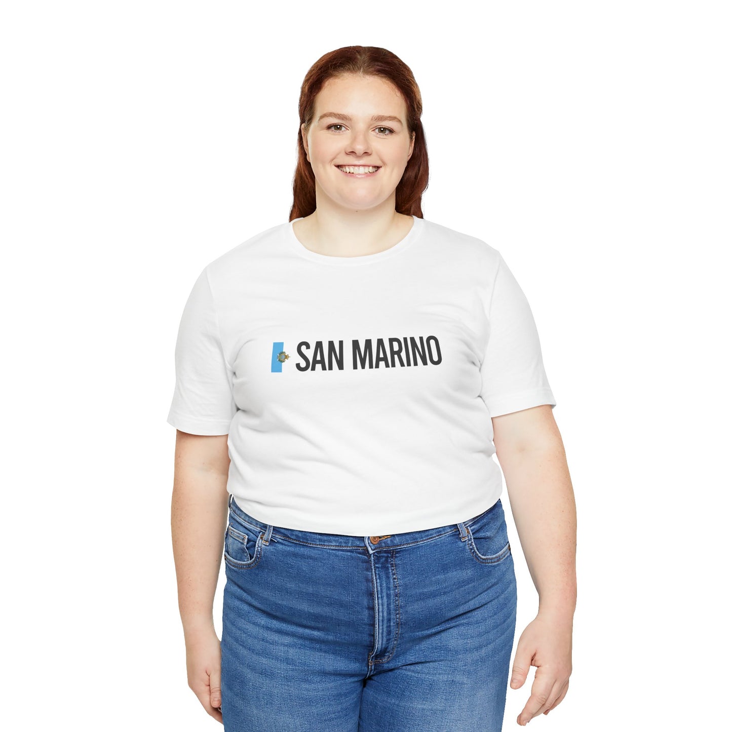 San Marino Country Flag Tee