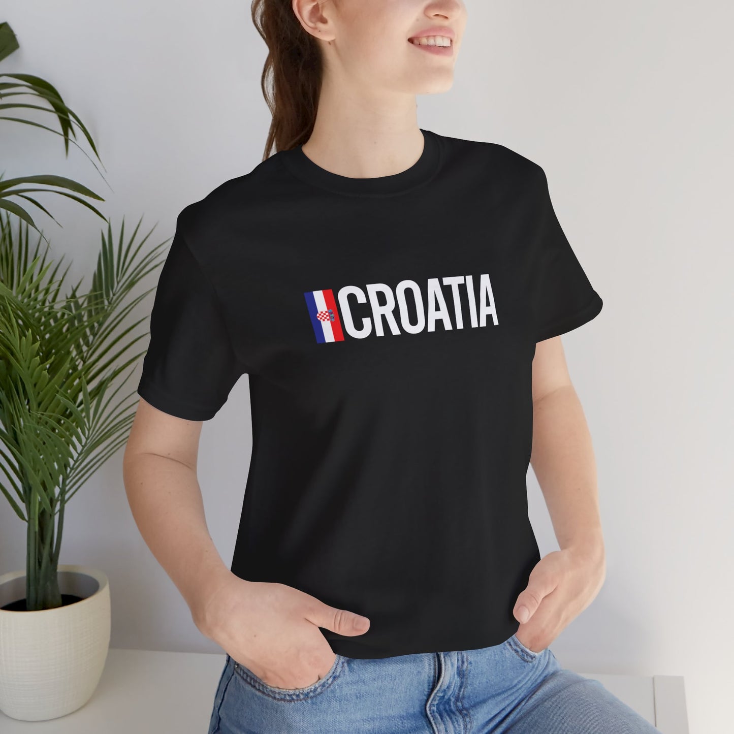 Croatia Unisex Jersey Short Sleeve Tee