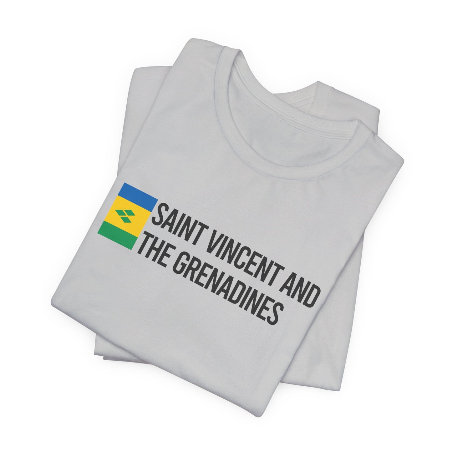 Saint Vincent and the Grenadines Minimalist Country Flag Tee