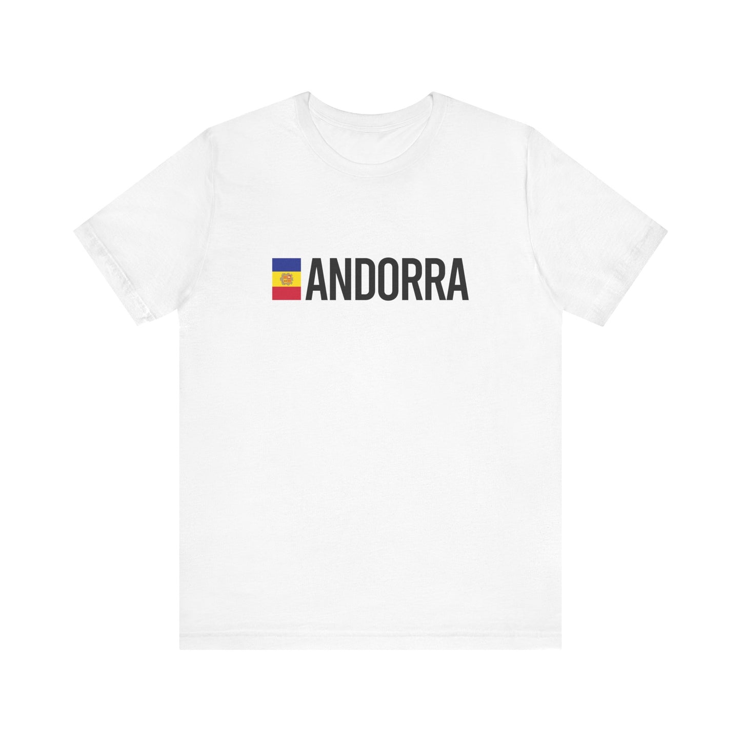 Andorra Unisex Jersey Short Sleeve Tee