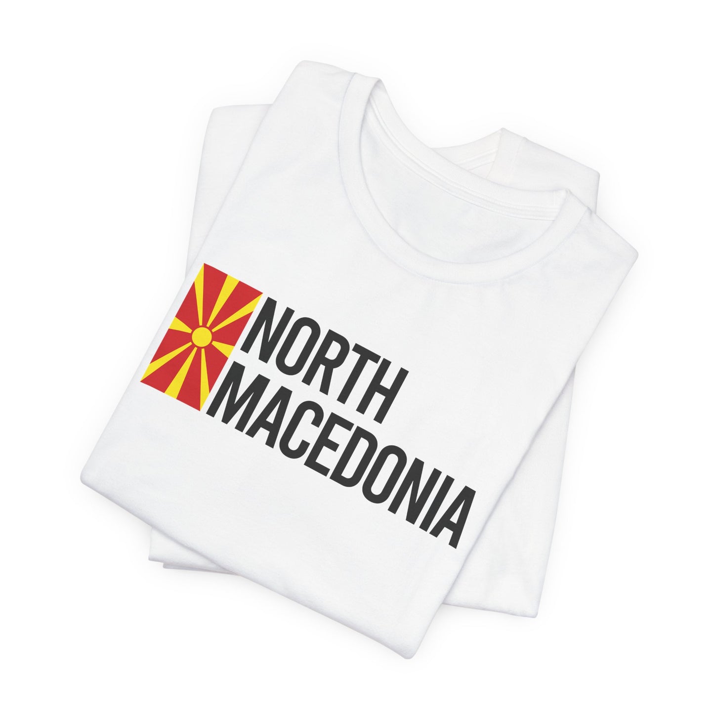 North Macedonia Country Flag Tee