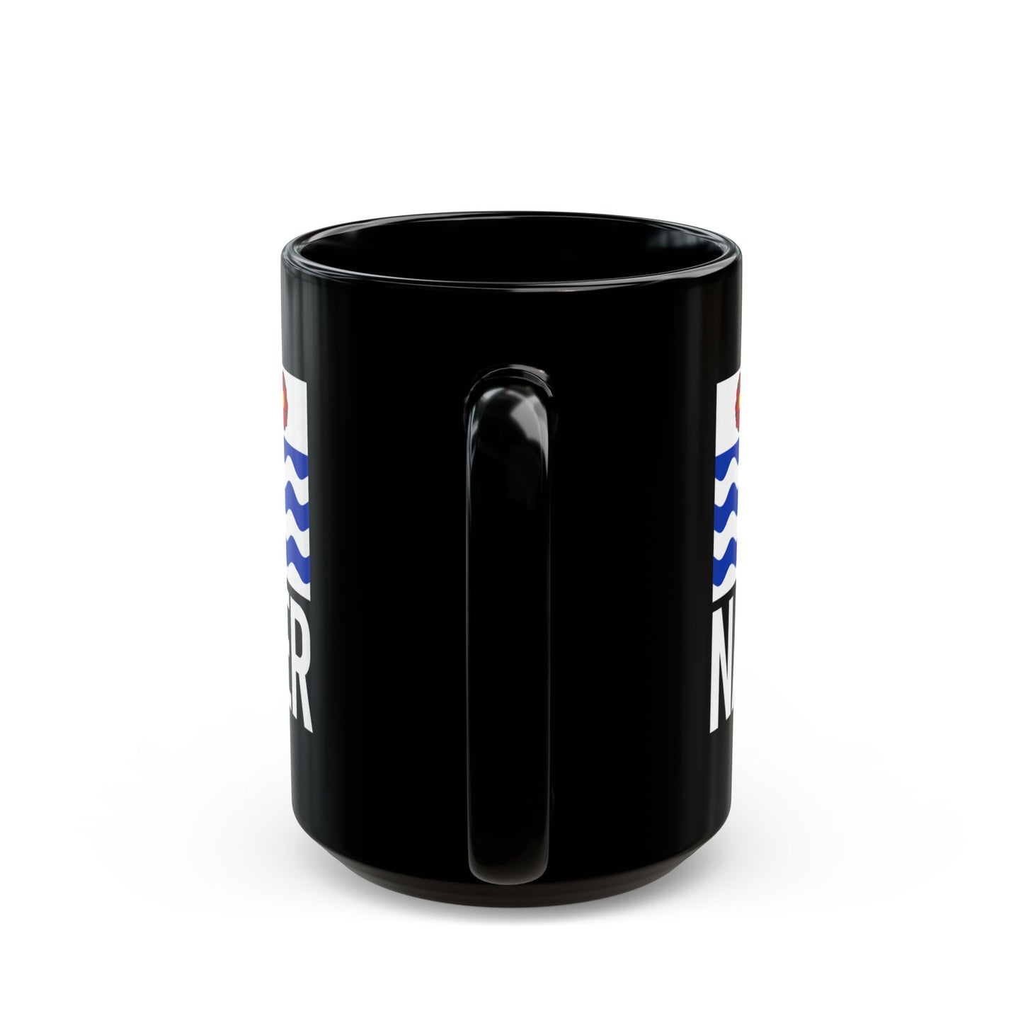 Napier City Flag Black Ceramic Mug - 11oz, 15oz