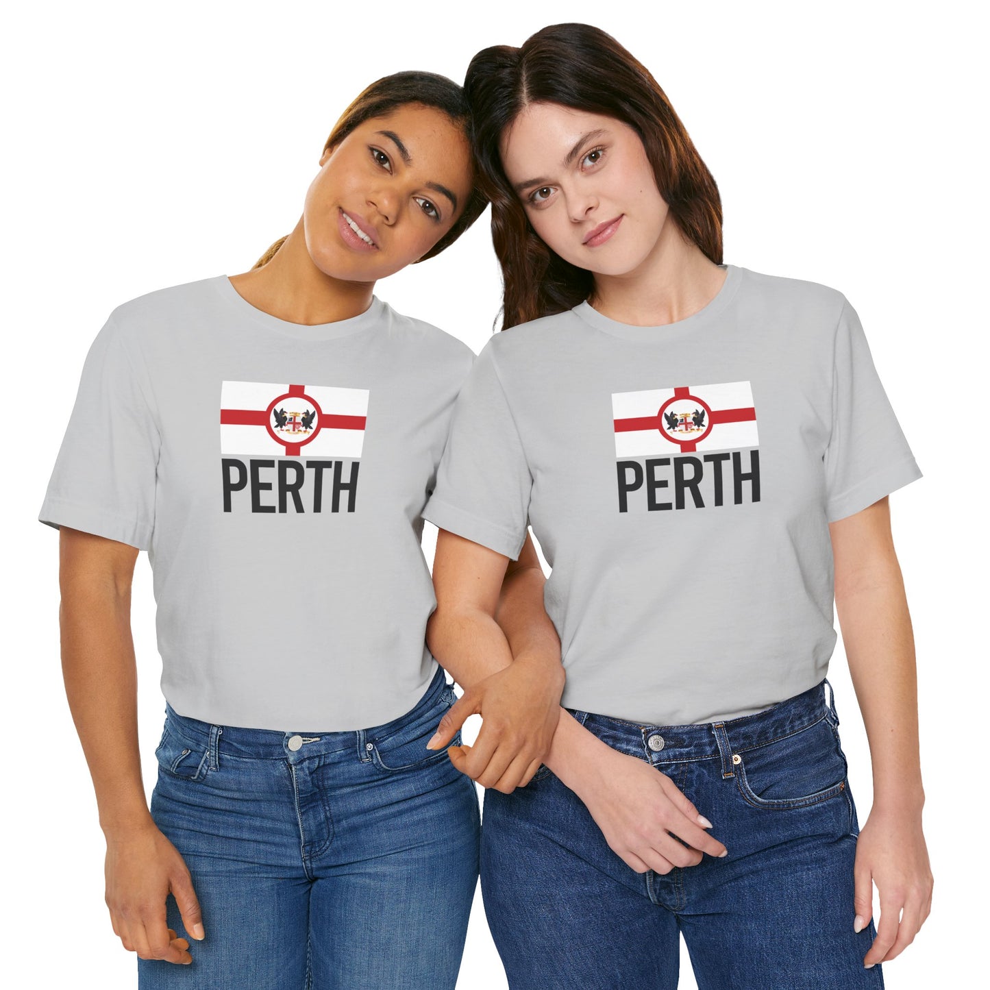 Perth City Flag T-Shirt - Unisex Jersey Short Sleeve Tee