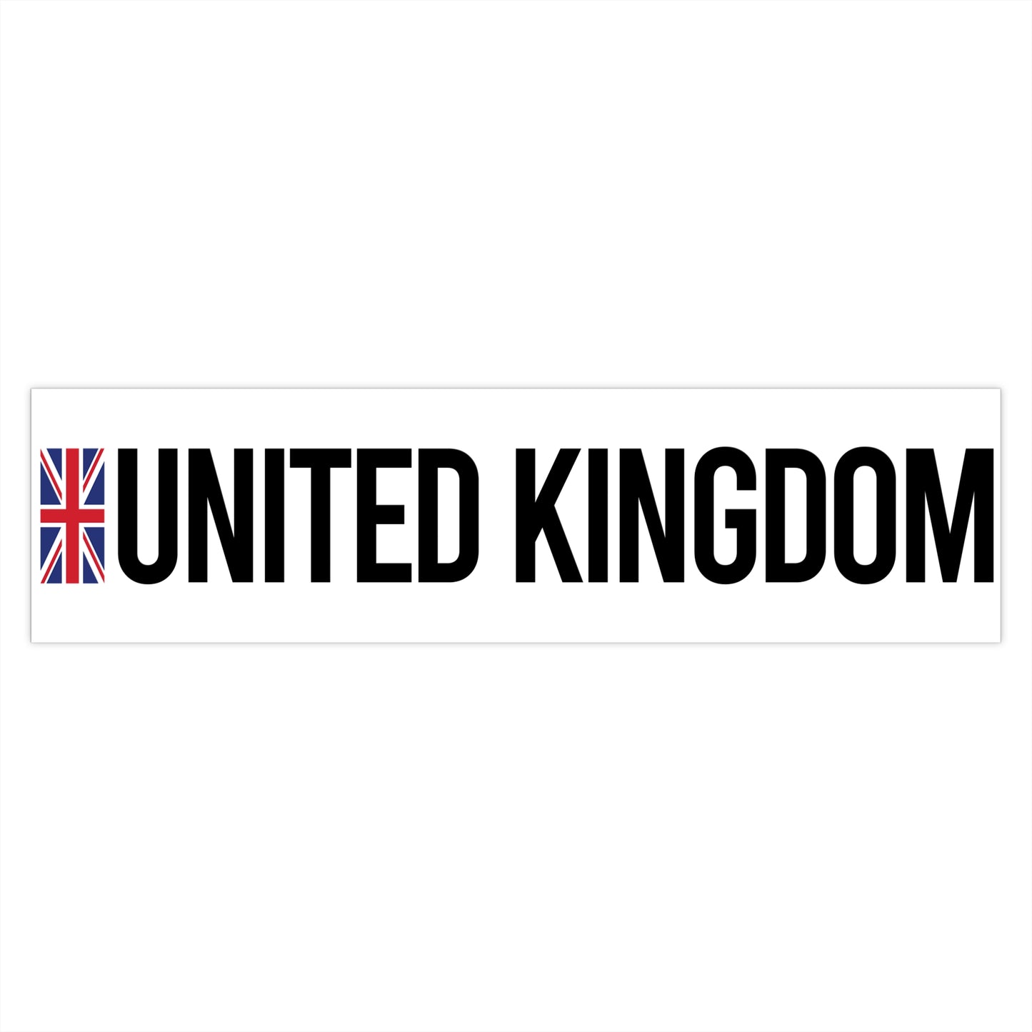 United Kingdom Bumper Sticker