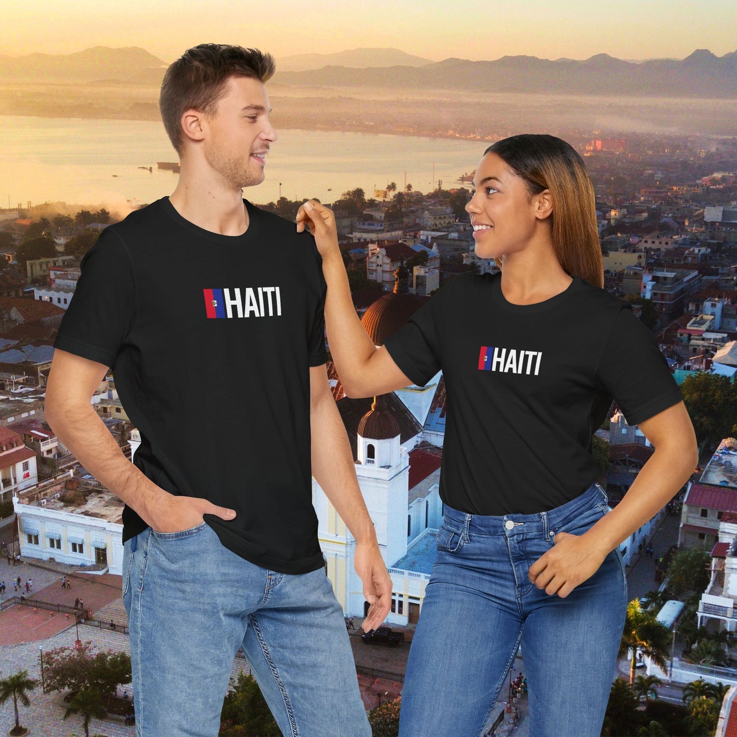 Haiti Unisex Jersey Short Sleeve Tee