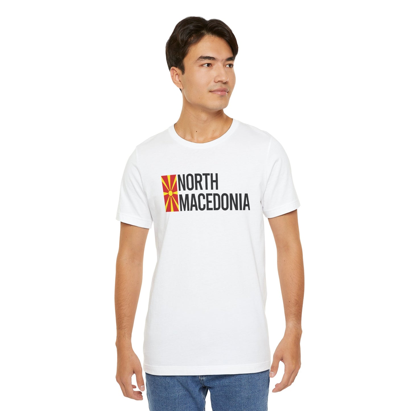 North Macedonia Country Flag Tee