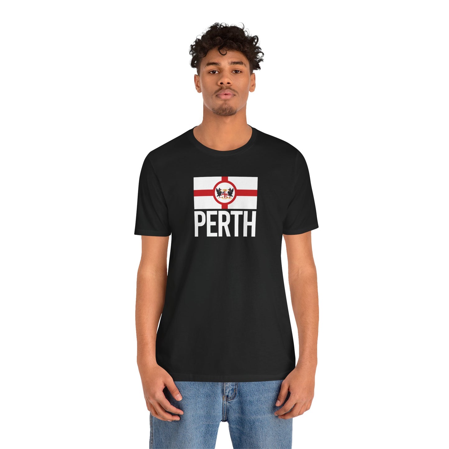 Perth City Flag T-Shirt - Unisex Jersey Short Sleeve Tee