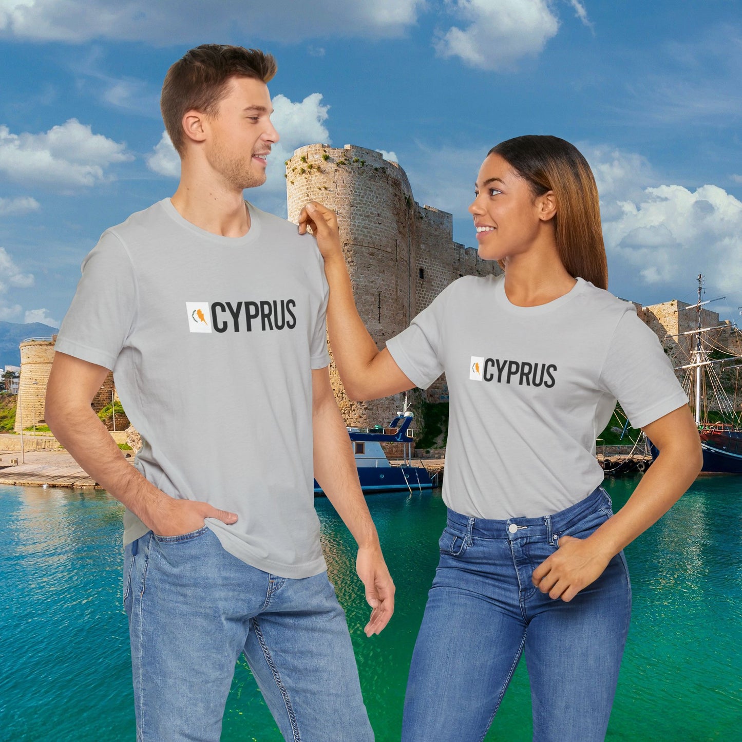 Cyprus Unisex Jersey Short Sleeve Tee