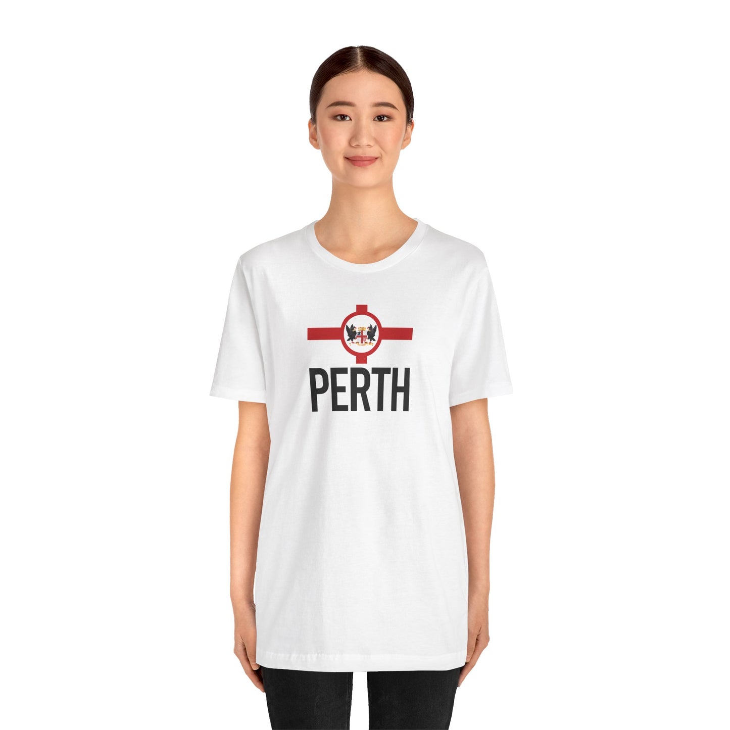 Perth City Flag T-Shirt - Unisex Jersey Short Sleeve Tee