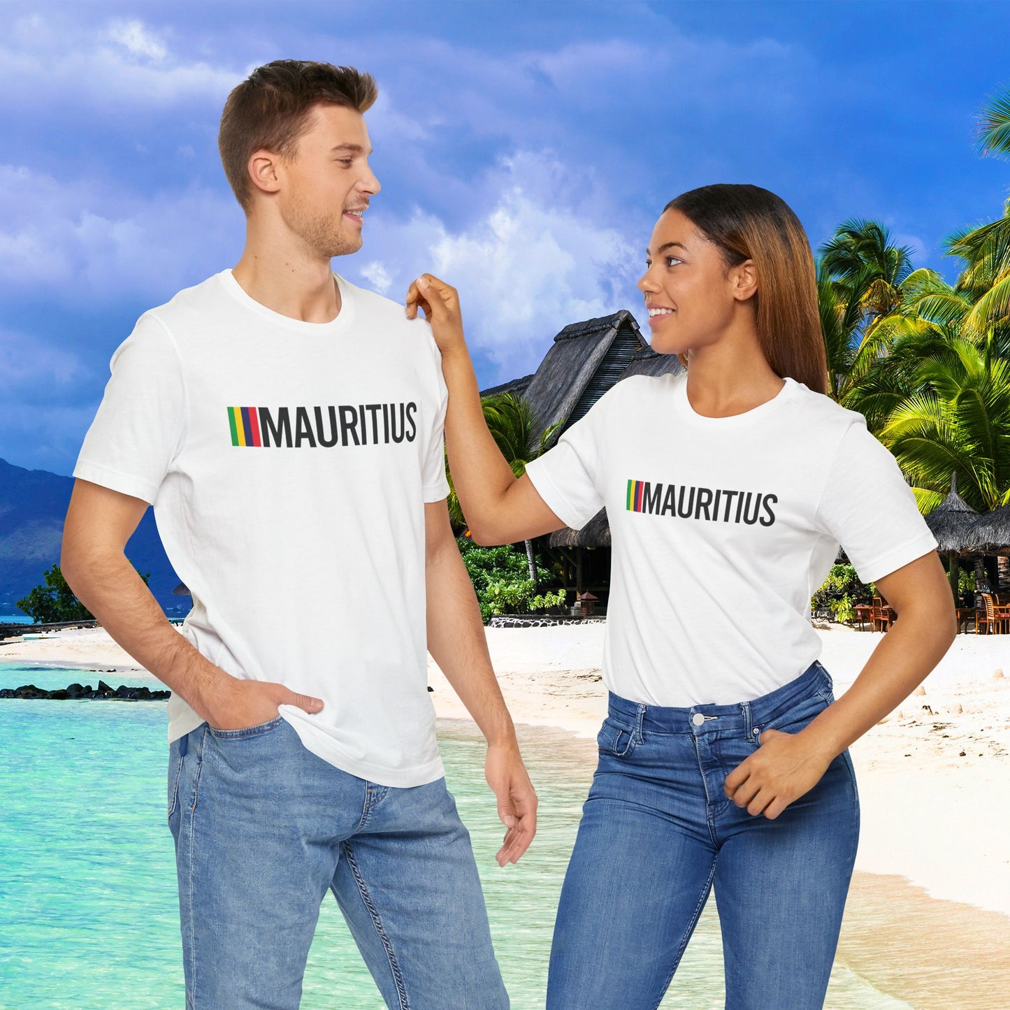 Mauritius Country Flag Tee