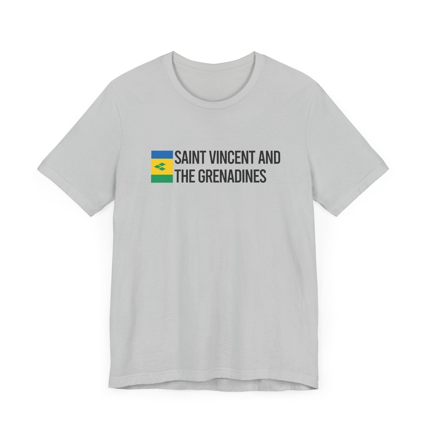 Saint Vincent and the Grenadines Minimalist Country Flag Tee