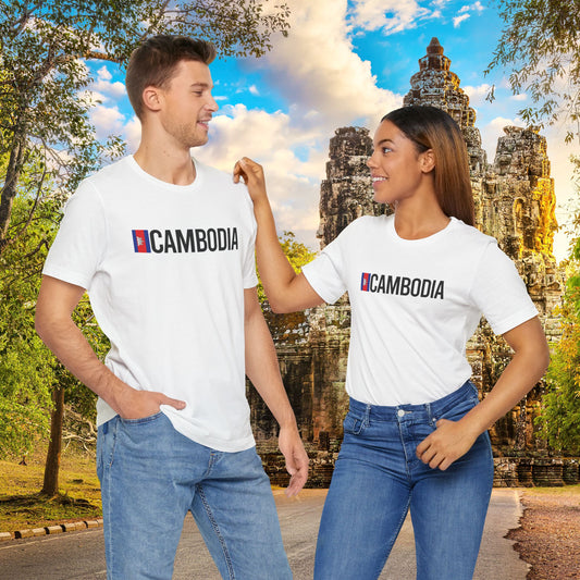 Cambodia Unisex Jersey Short Sleeve Tee