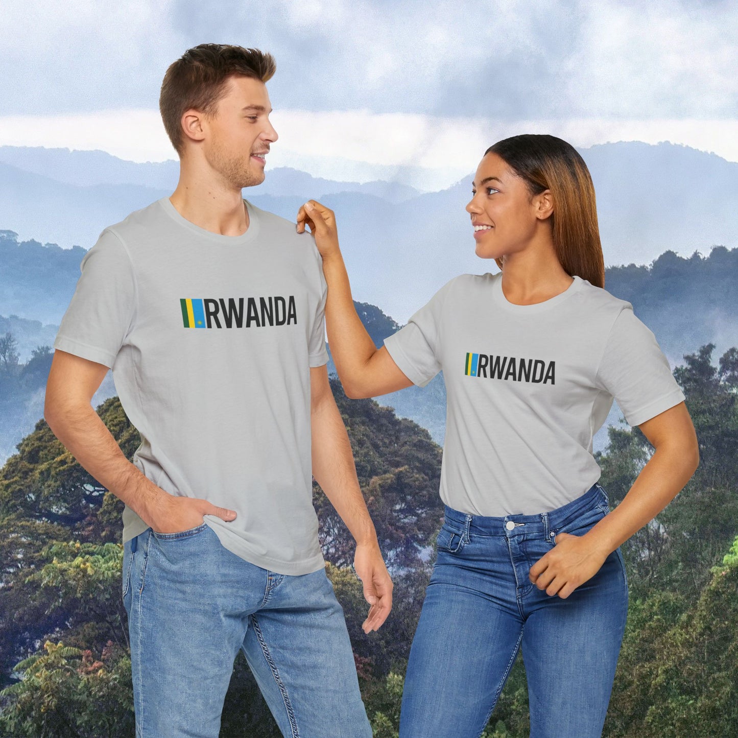 Rwanda Country Flag Tee