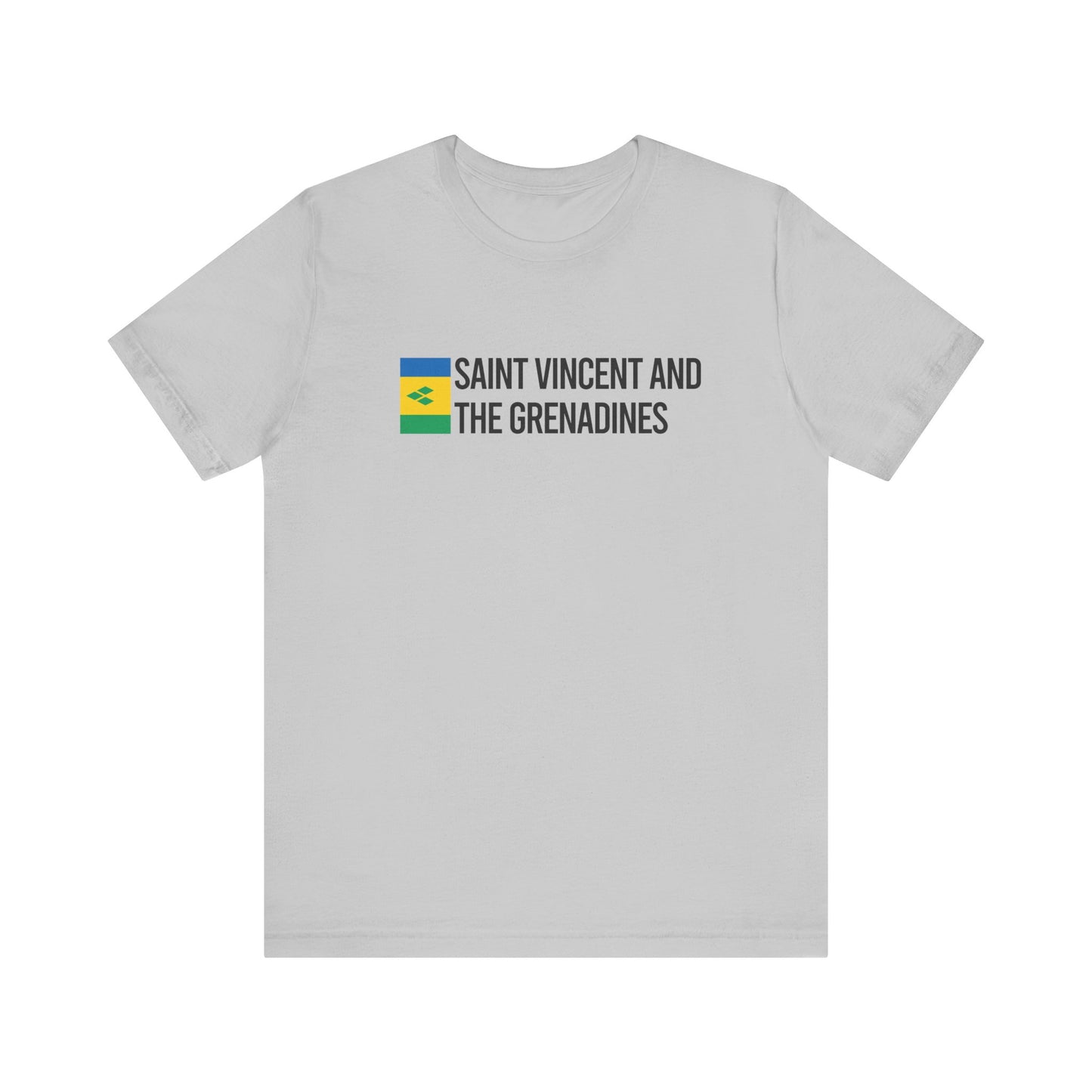 Saint Vincent and the Grenadines Minimalist Country Flag Tee