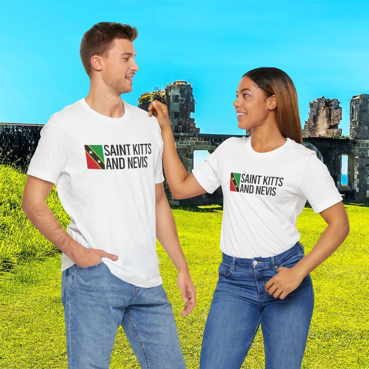 Saint Kitts and Nevis Country Flag Tee