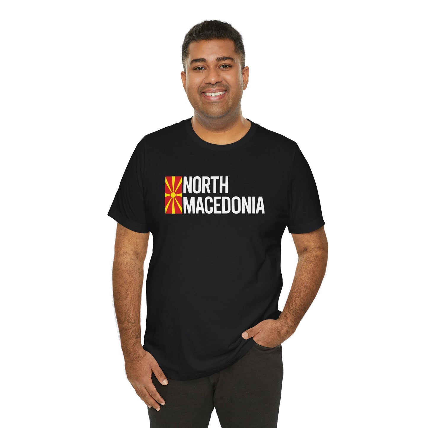 North Macedonia Country Flag Tee