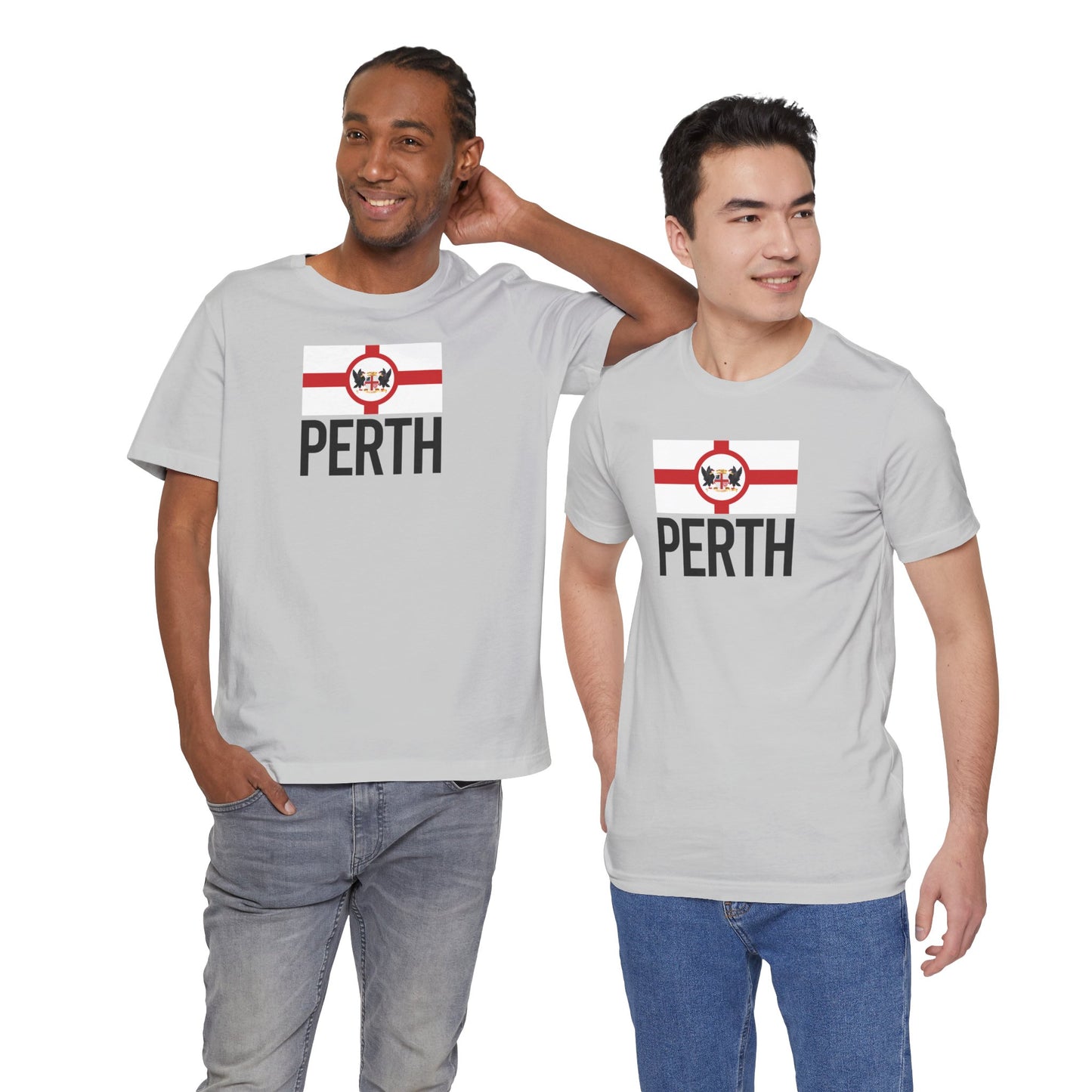 Perth City Flag T-Shirt - Unisex Jersey Short Sleeve Tee