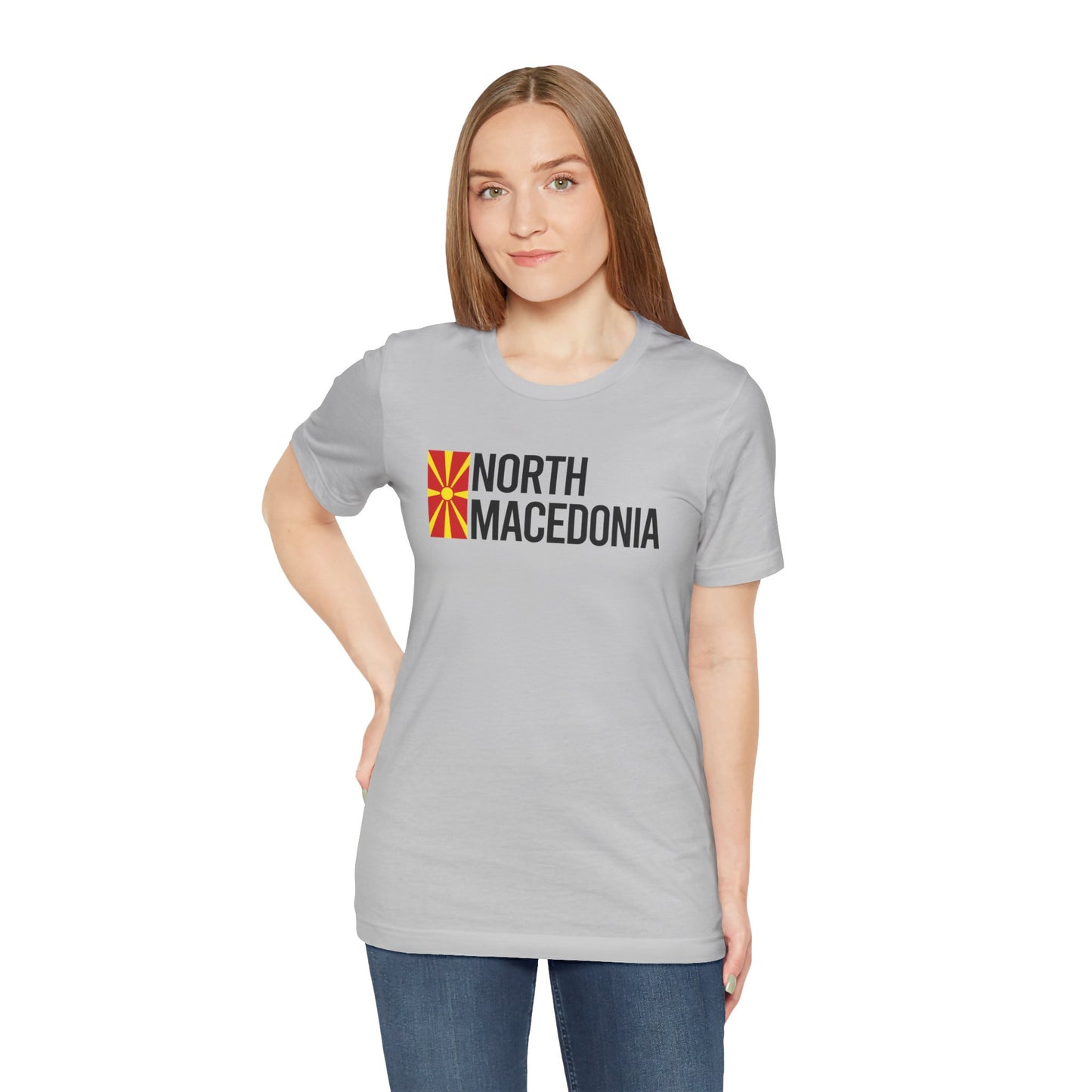 North Macedonia Country Flag Tee