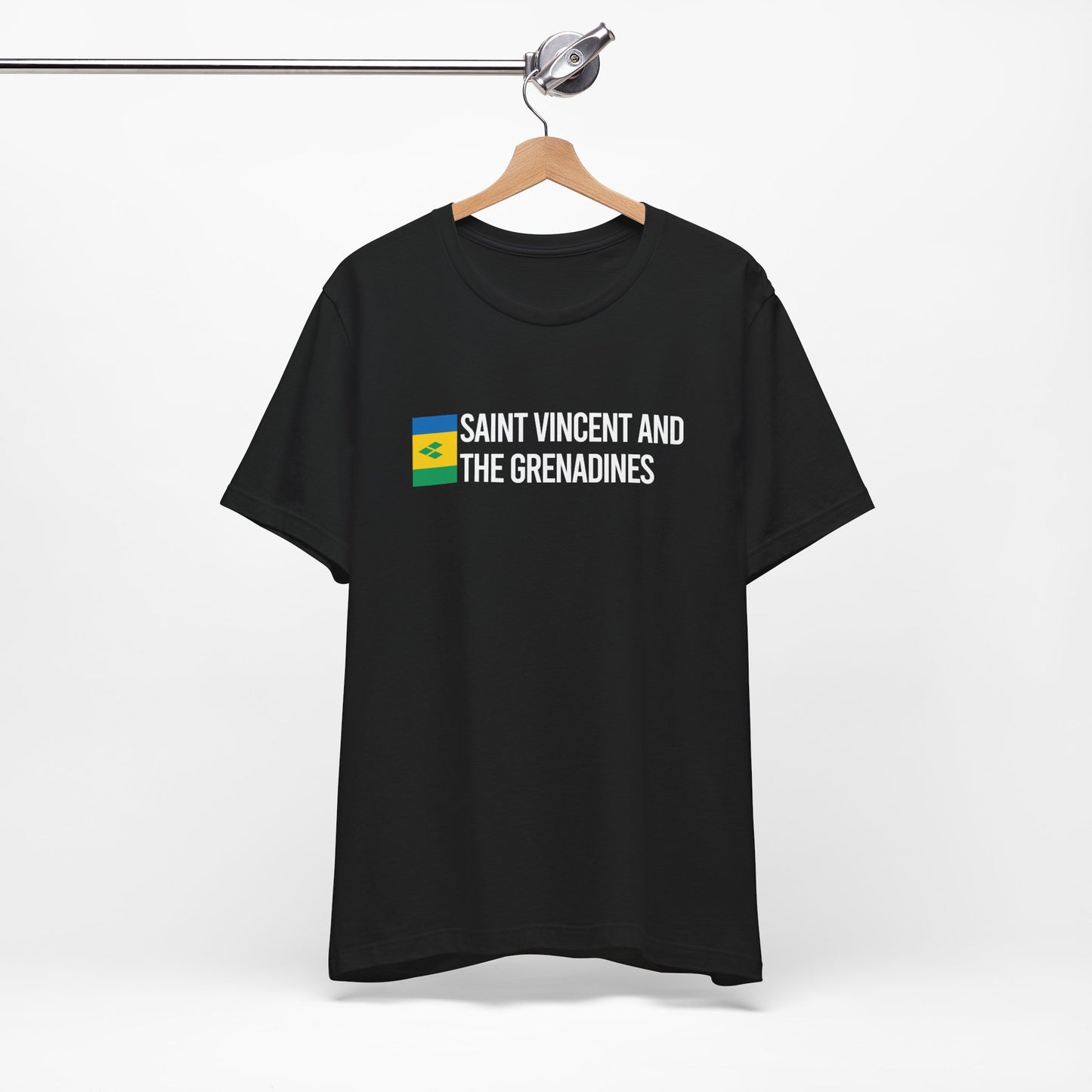 Saint Vincent and the Grenadines Minimalist Country Flag Tee