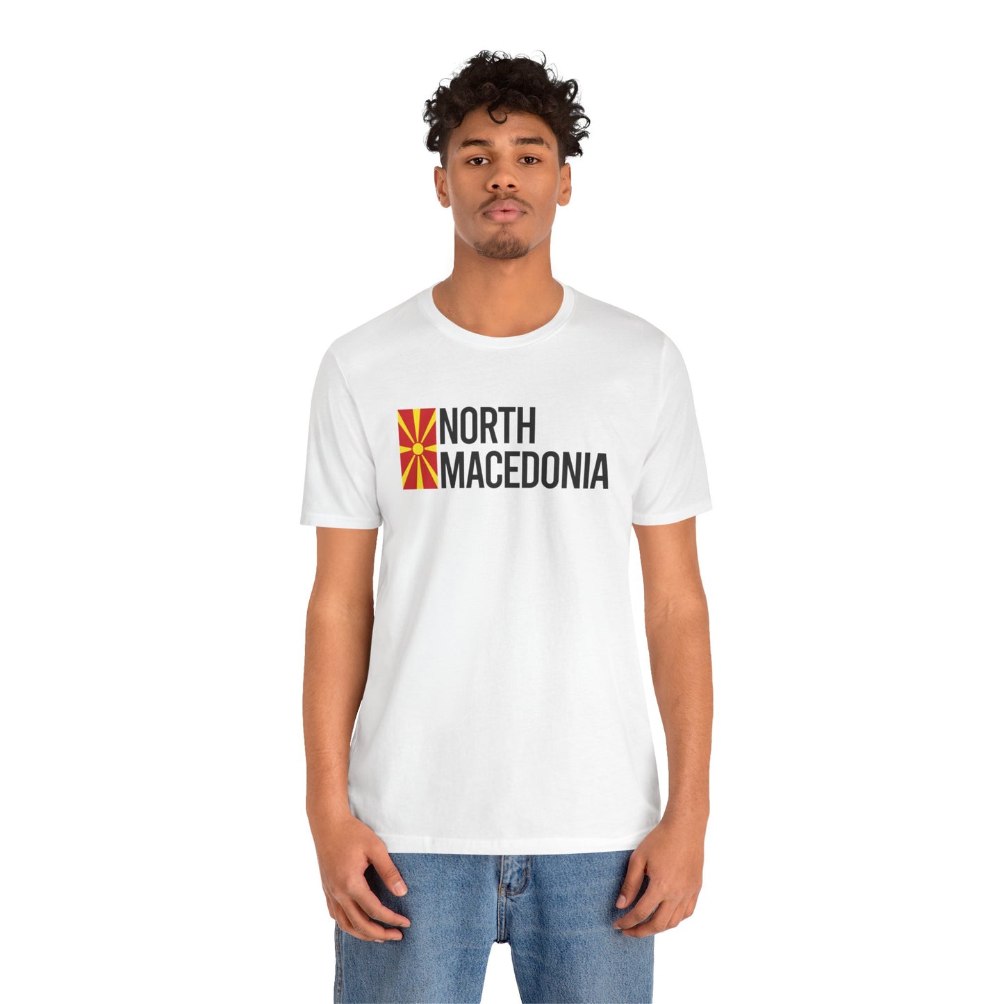 North Macedonia Country Flag Tee